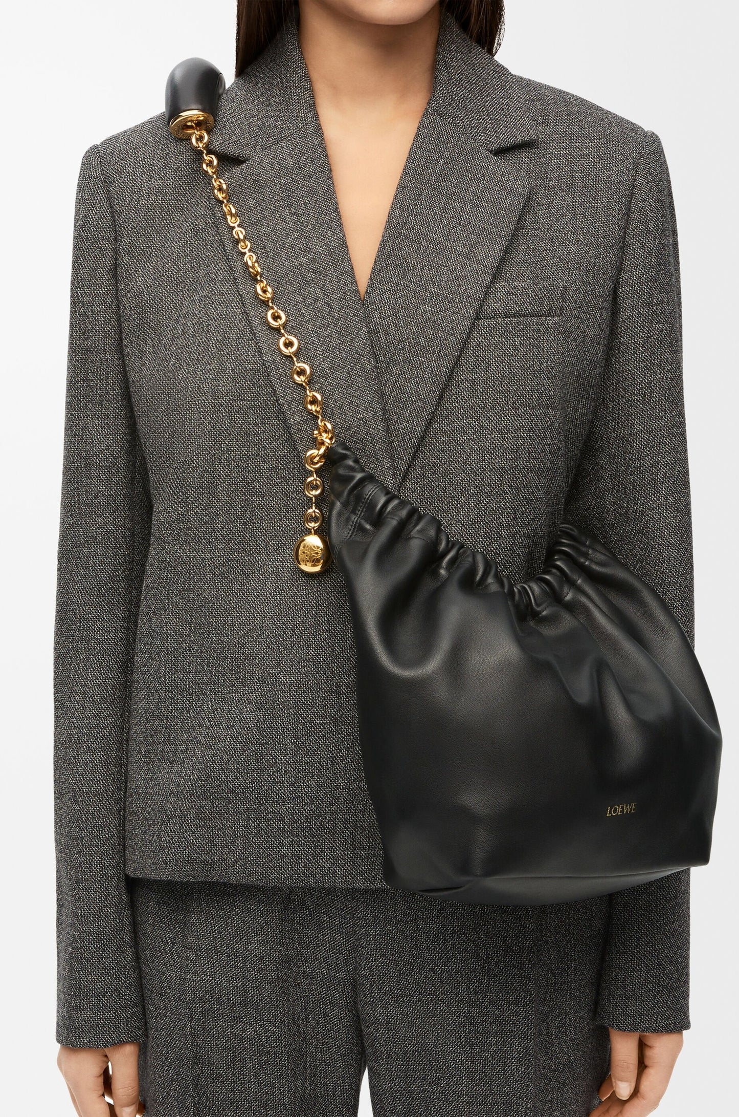 LOEWE SQUEEZE NAPPA LEATHER SMALL SHOULDER BAG