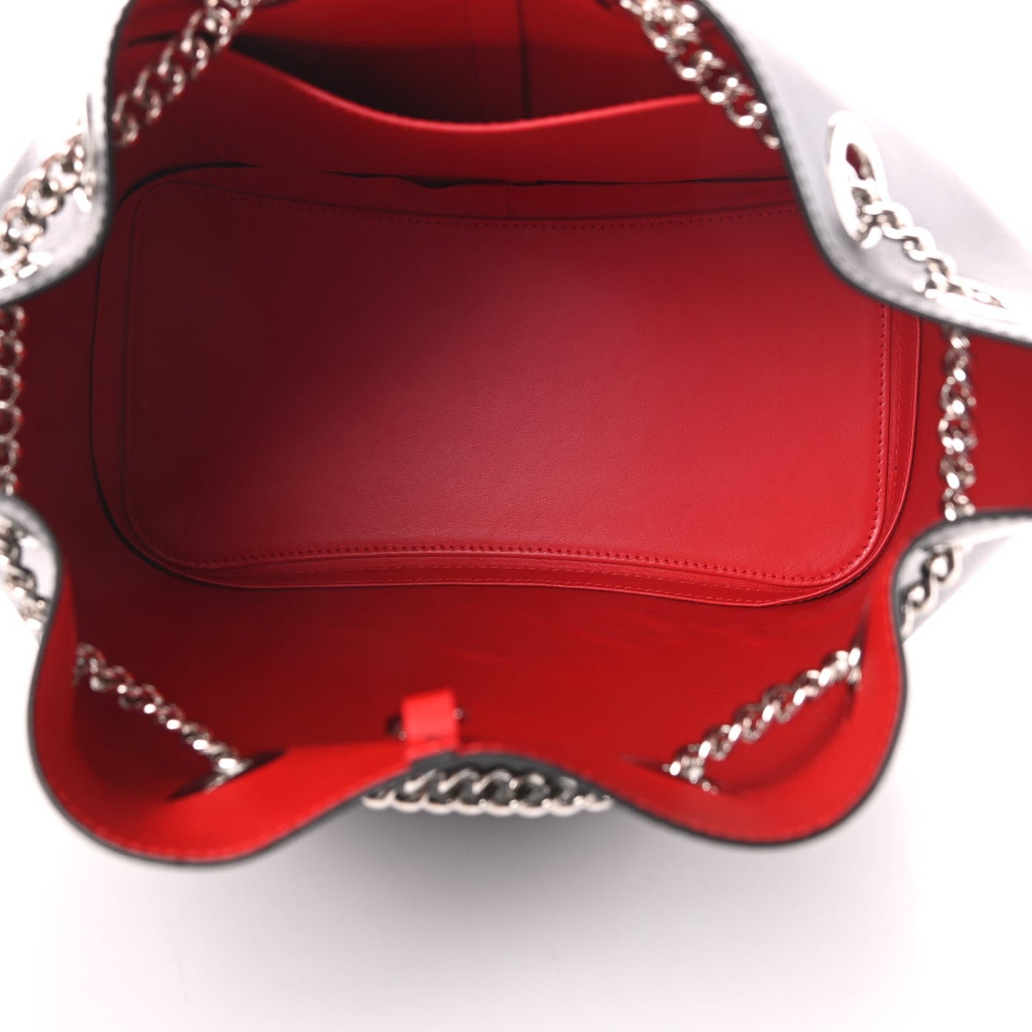 CHRISTIAN LOUBOUTIN CALFSKIN PARIS MARIE JANE LOGO BACKPACK