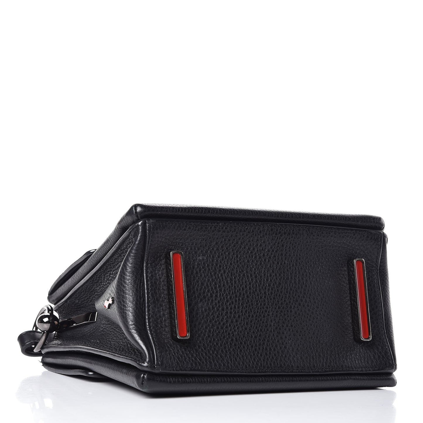 LOUBOUTIN GRAINED CALFSKIN PASSAGE TOP HANDLE BAG