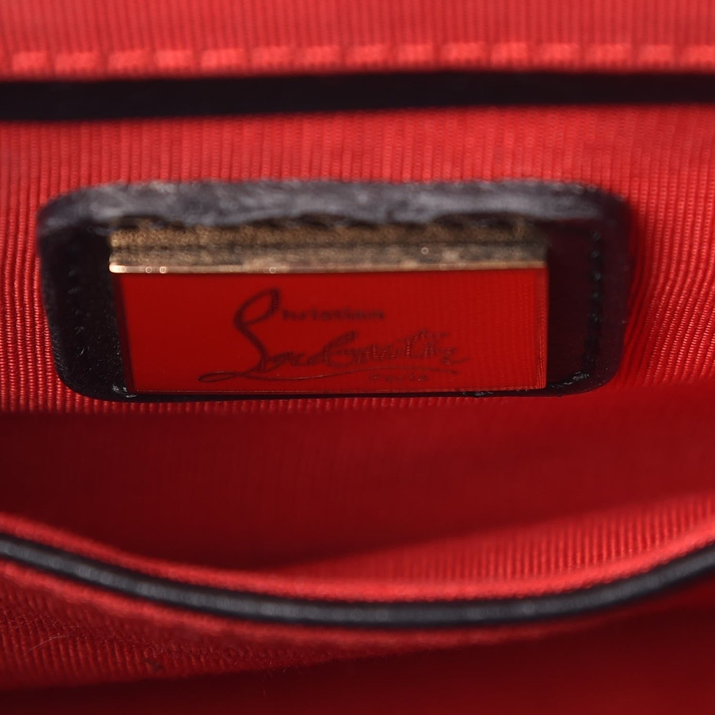 LOUBOUTIN GRAINED CALFSKIN PASSAGE TOP HANDLE BAG
