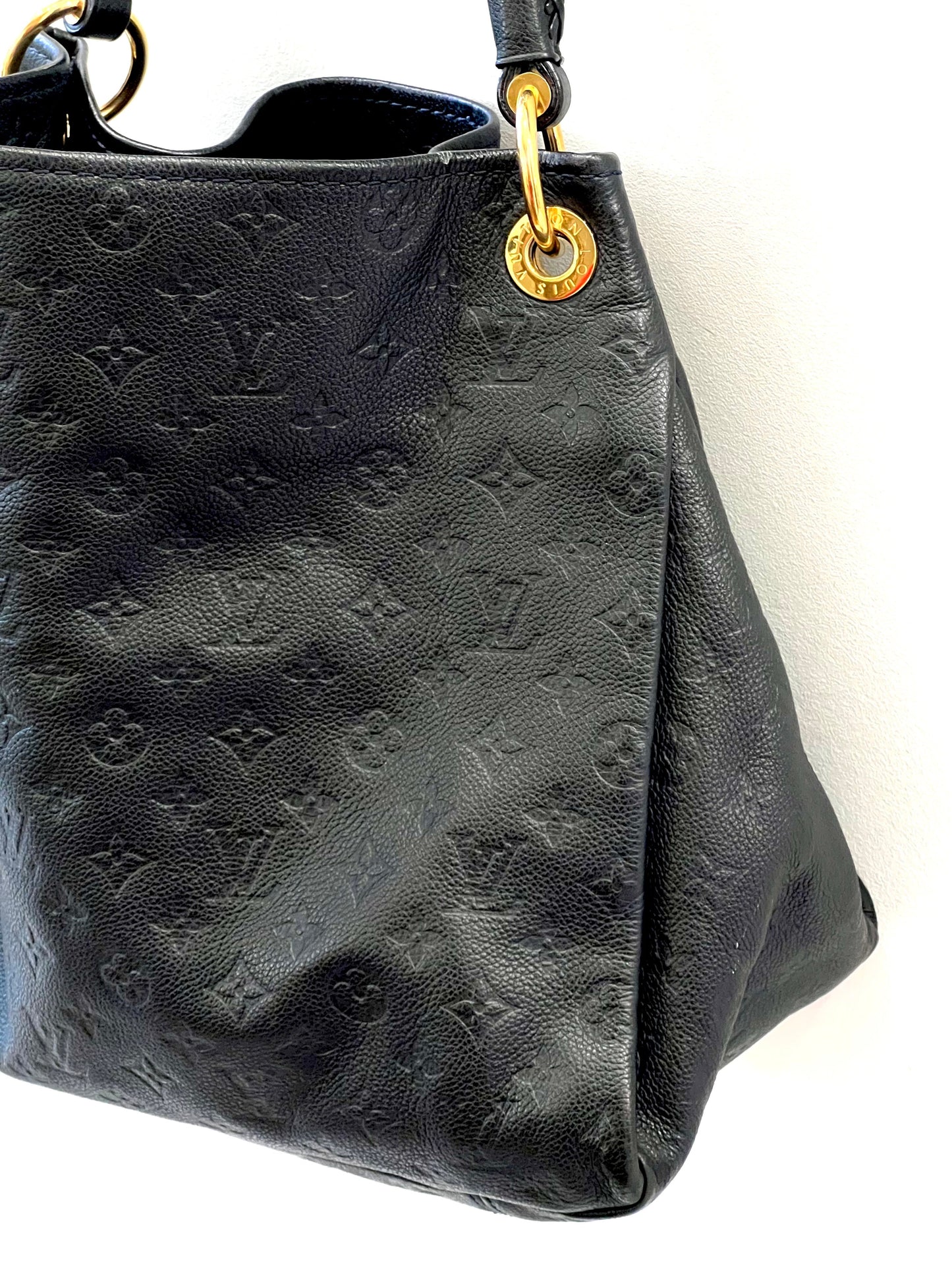 LOUIS VUITTON ARTSY MM EMPREINTE LEATHER MONOGRAM BAG
