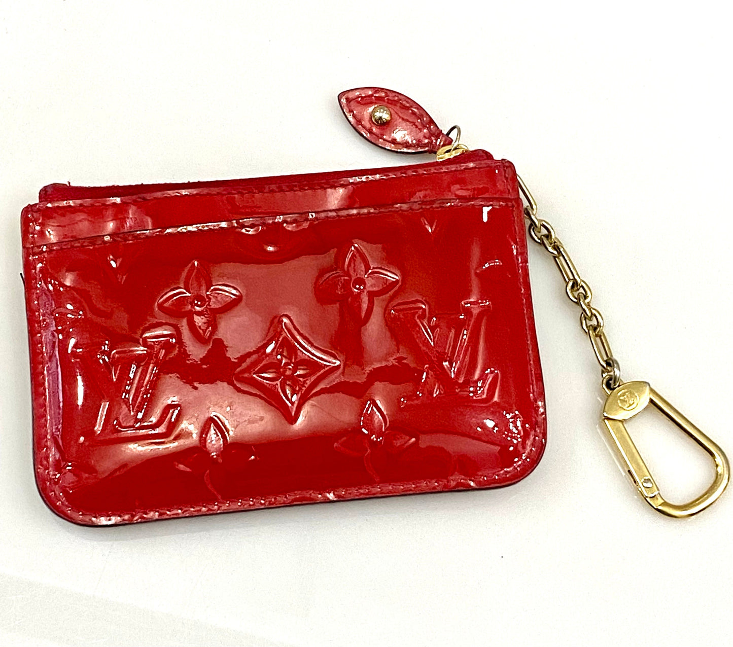 GLM-POMME D'AMOUR MONOGRAM VERNIS CLES KEY COIN PURSE