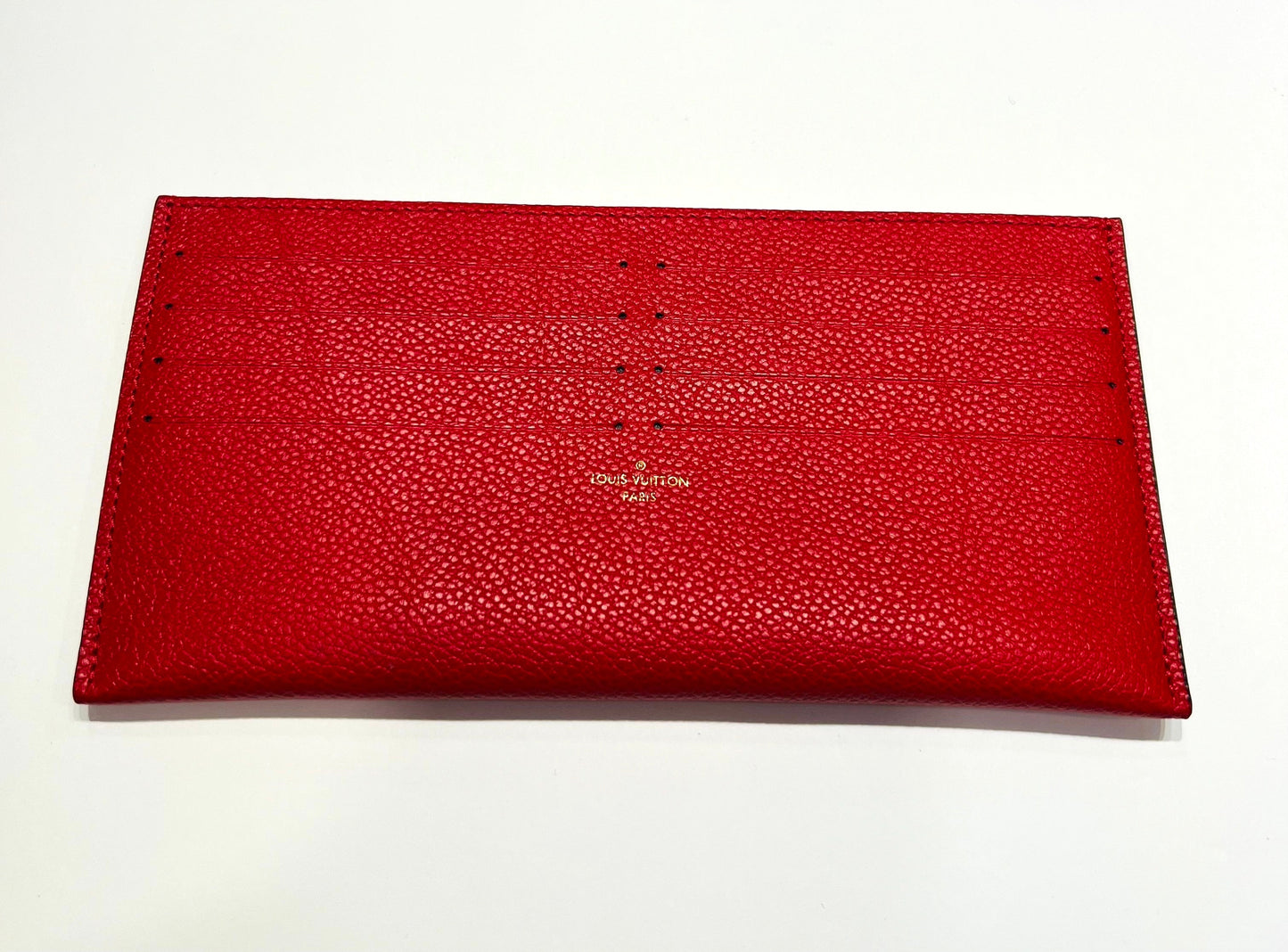 LOUIS VUITTON CALFSKIN LEATHER FELICIE CARD HOLDER INSERT