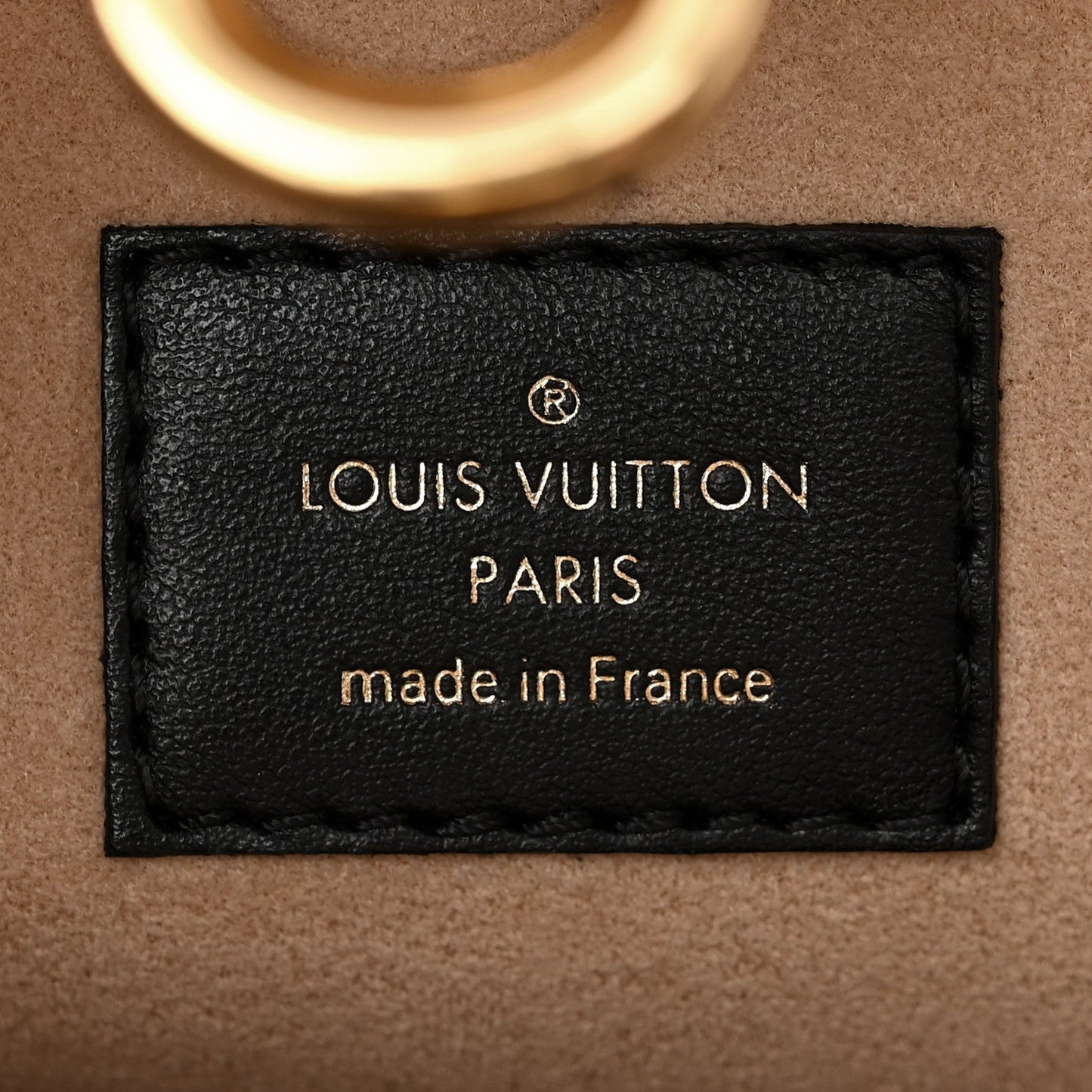 LOUIS VUITTON CALFSKIN MONOGRAM ON MY SIDE MM TOTE BAG