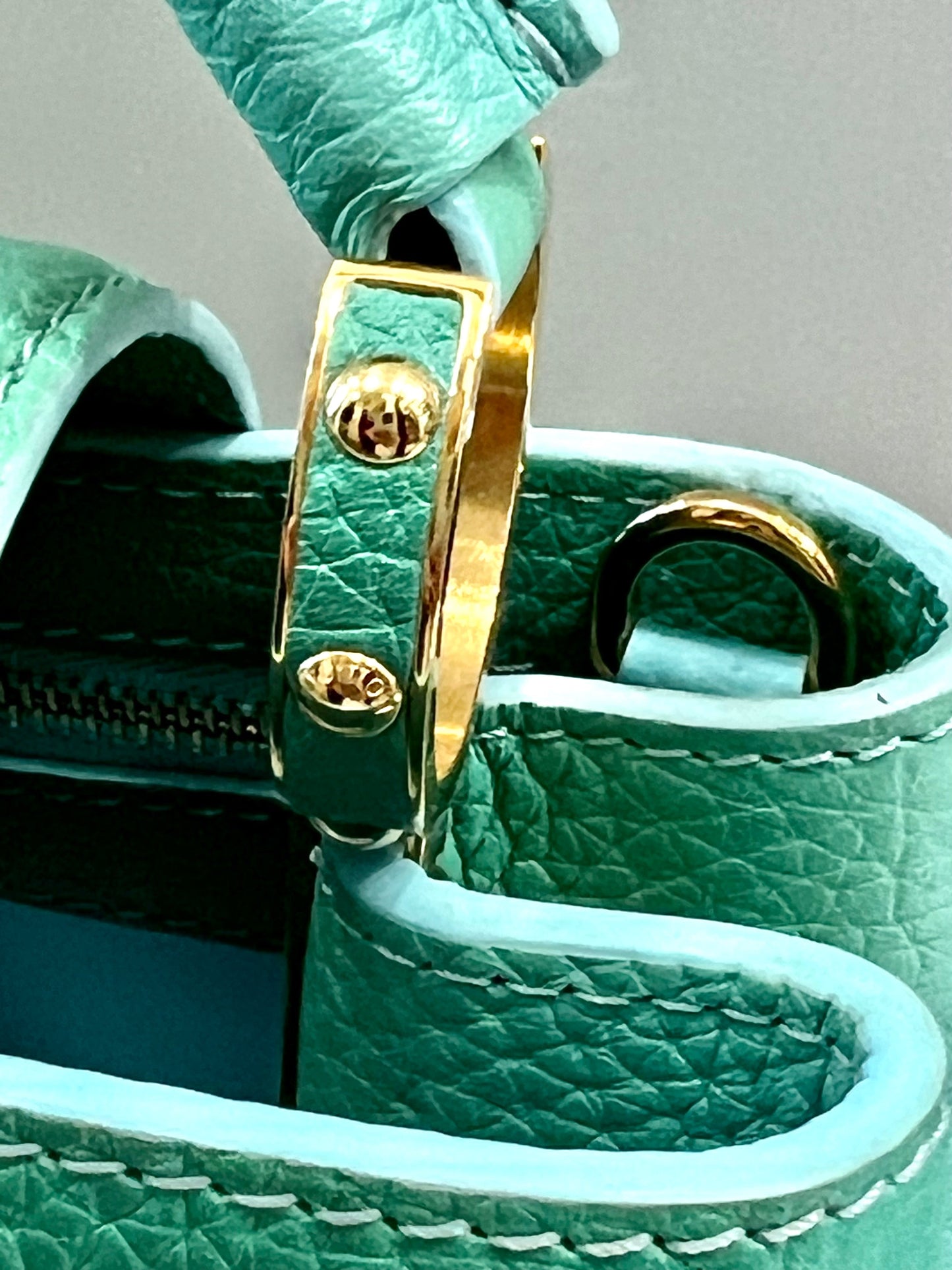 LOUIS VUITTON CAPUCINES TAURILLON LEATHER PM