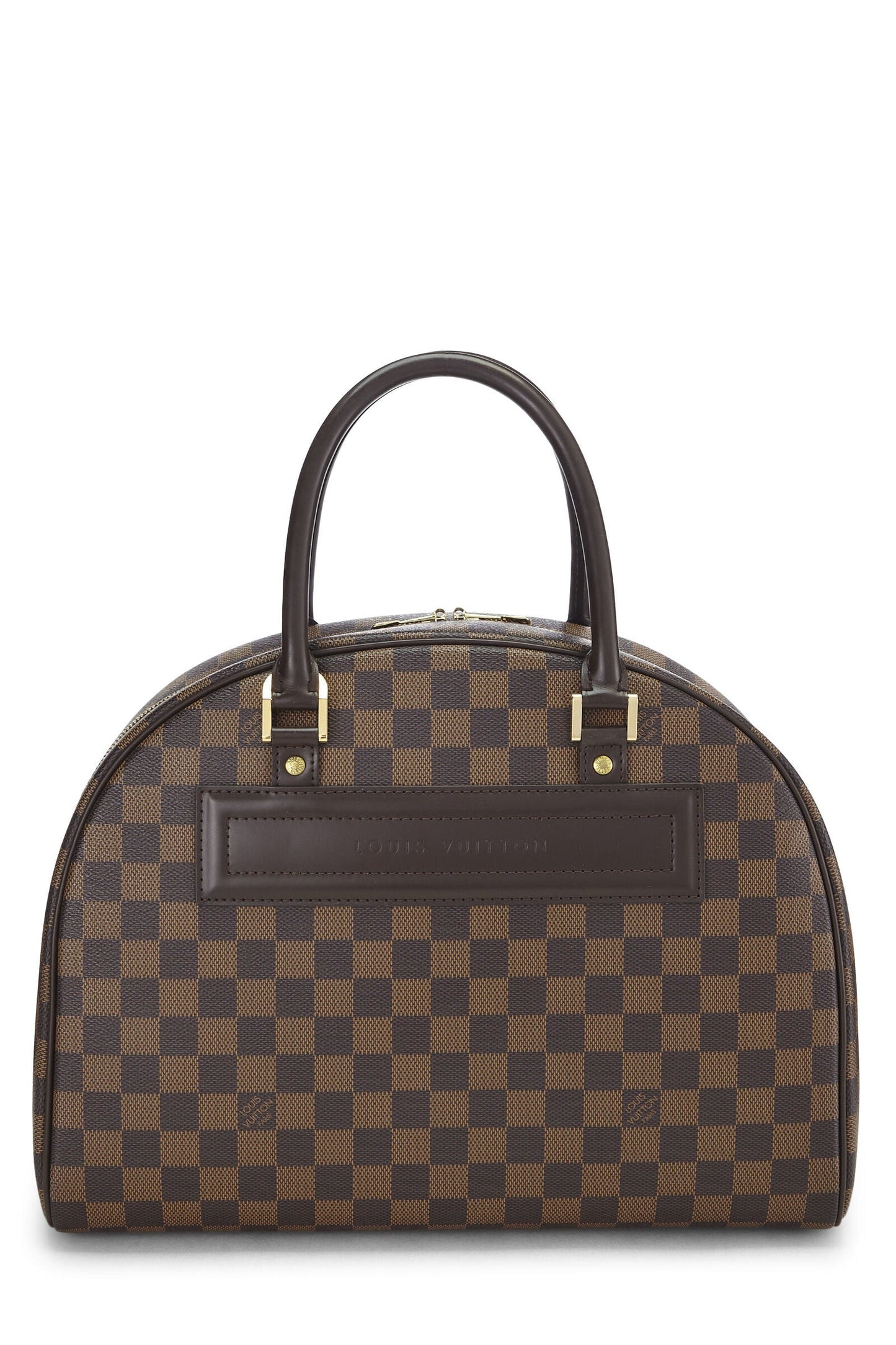 LOUIS VUITTON DAMIER EBENE NOLITA HEURES 24 BOSTON BAG