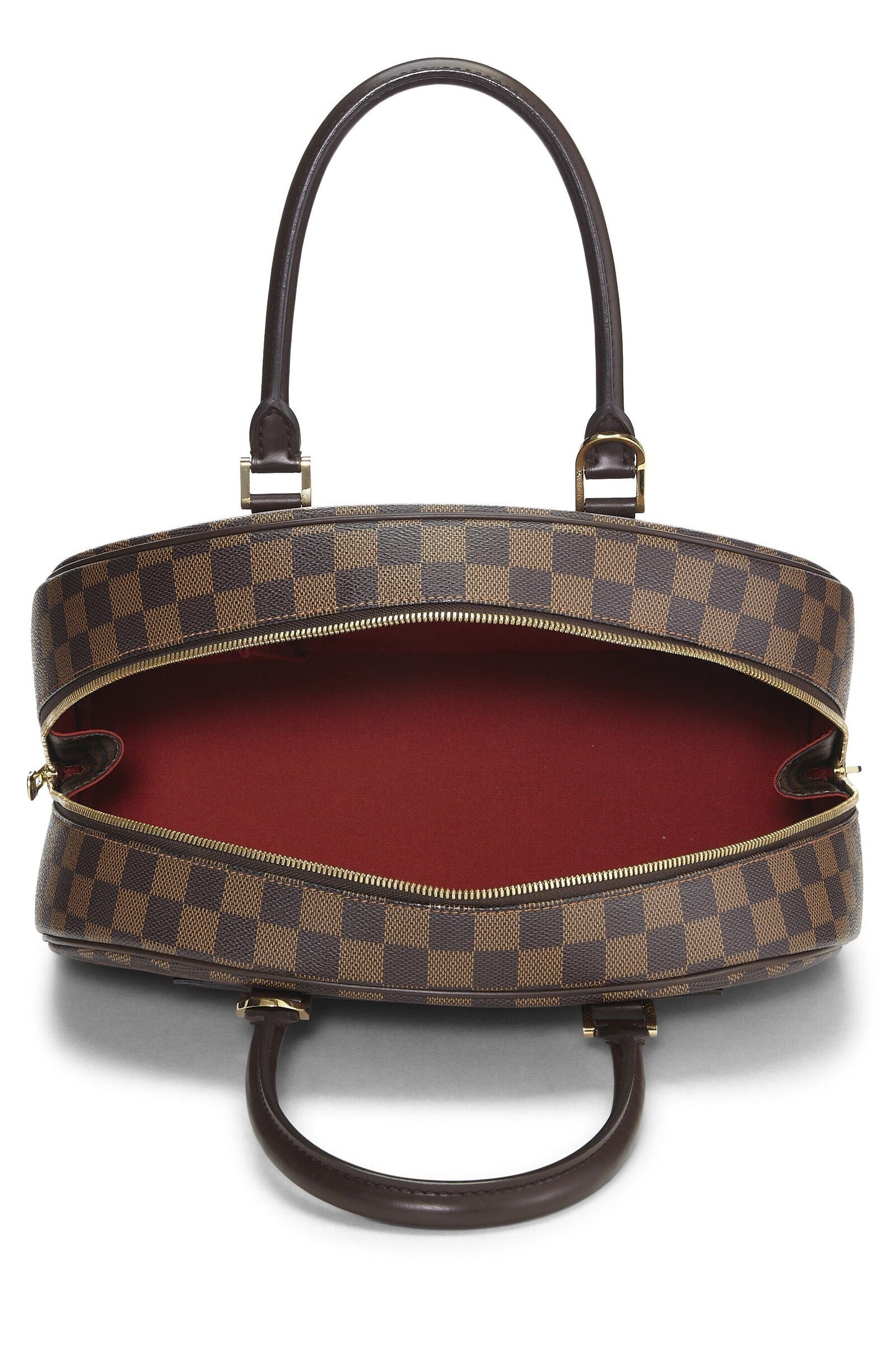 LOUIS VUITTON DAMIER EBENE NOLITA HEURES 24 BOSTON BAG