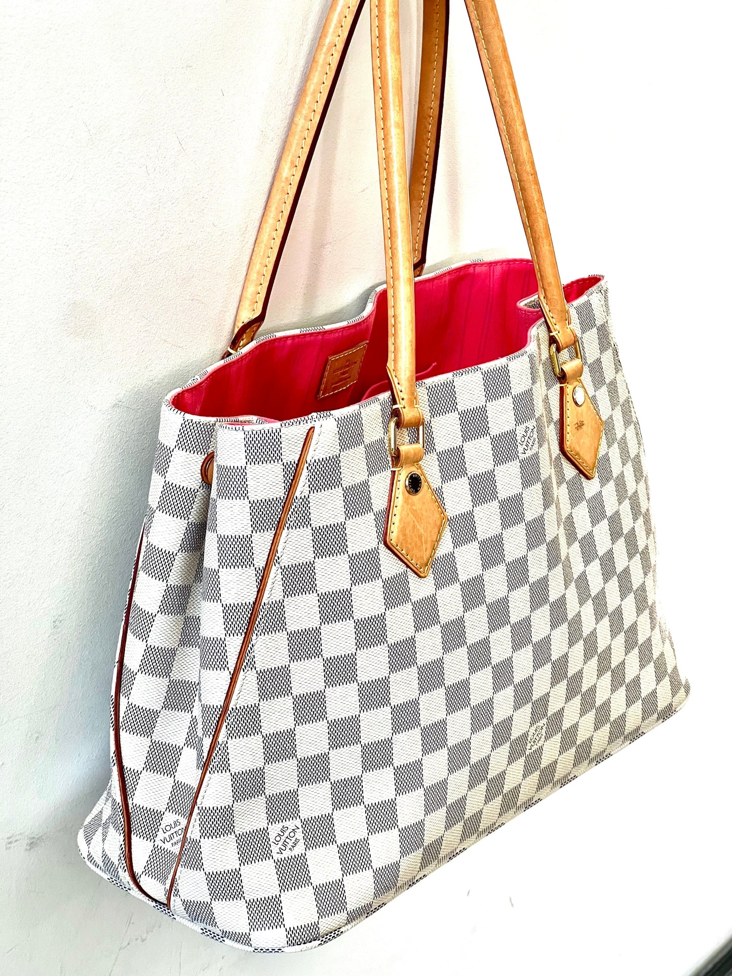 LOUIS VUITTON DAMIER AZUR CALVI TOTE BAG