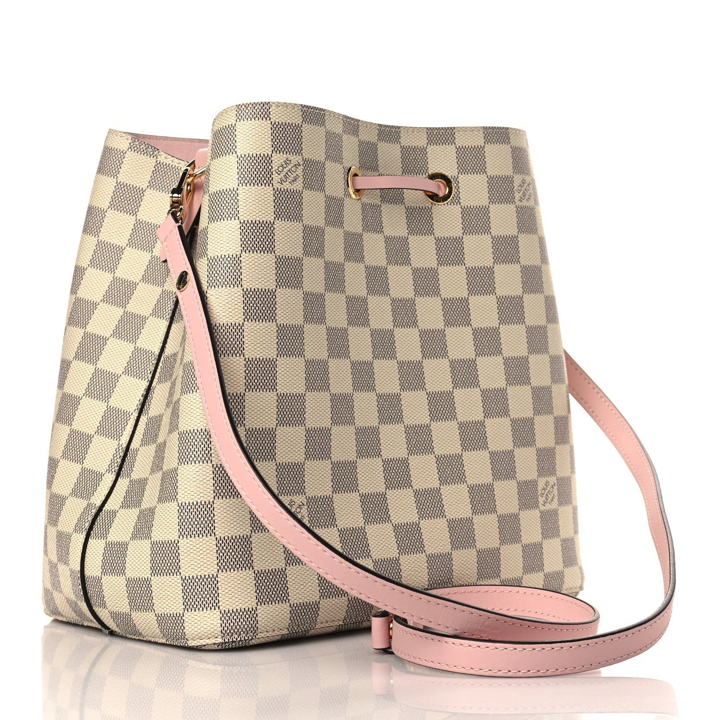 LOUIS VUITTON DAMIER AZUR NEONOE MM EAU DE ROSE