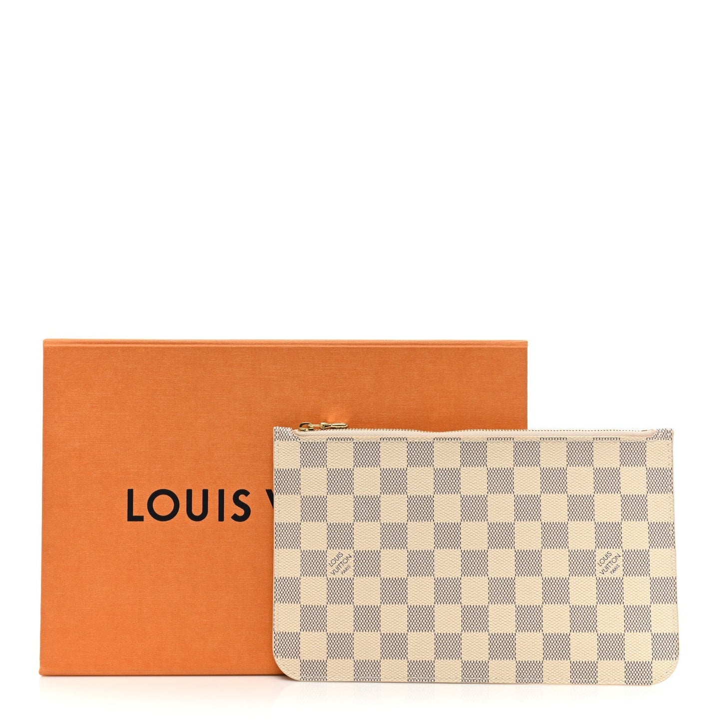 LOUIS VUITTON DAMIER AZUR NEVERFULL NM GM POCHETTE