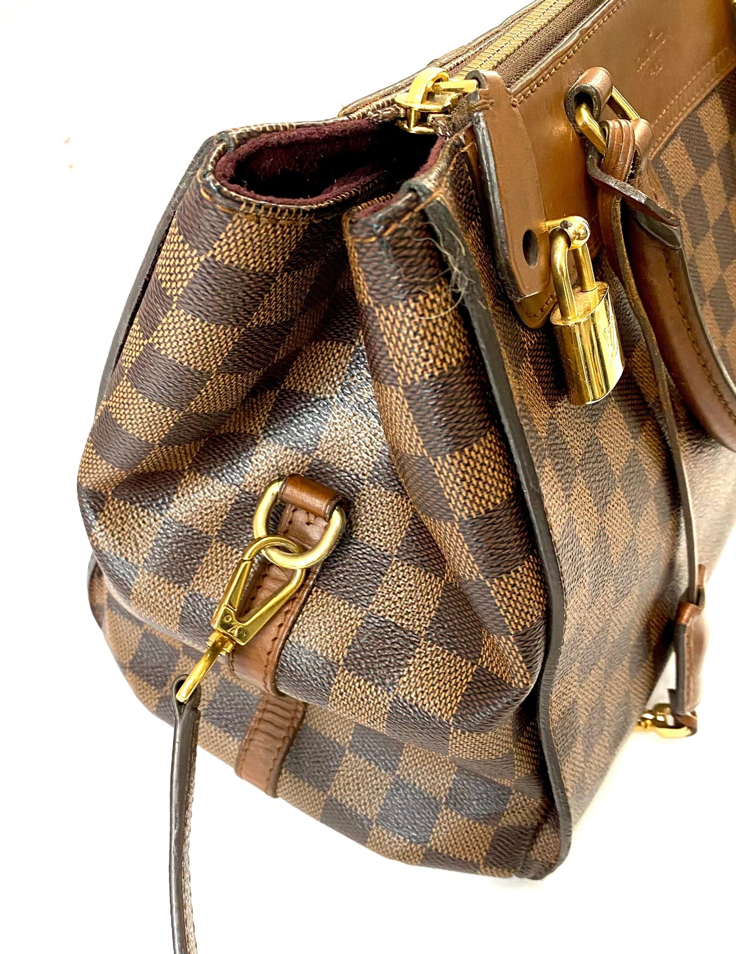 LOUIS VUITTON DAMIER EBENE GREENWICH SHOULDER BAG