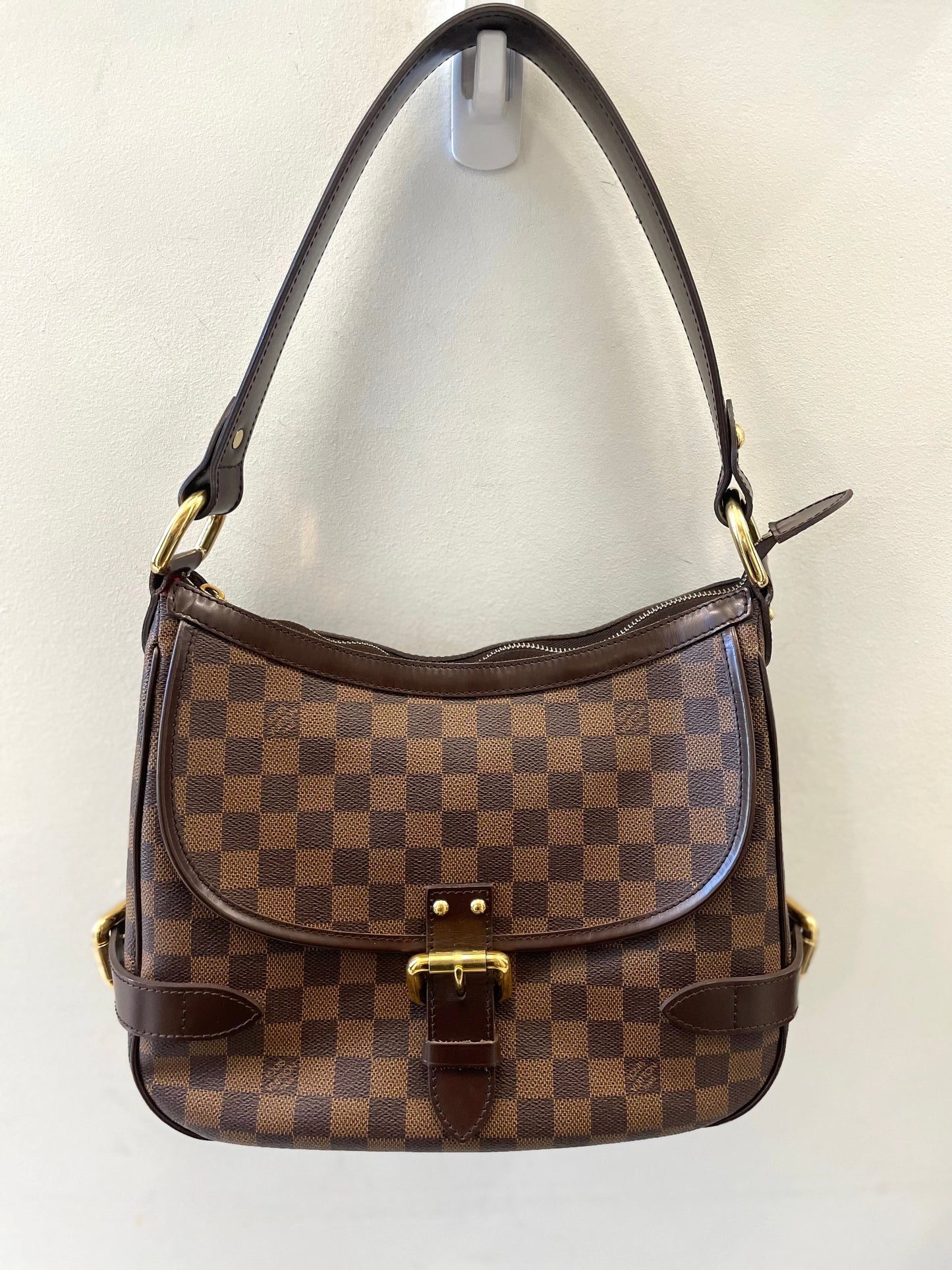 LOUIS VUITTON DAMIER EBENE HIGHBURY SHOULDER BAG