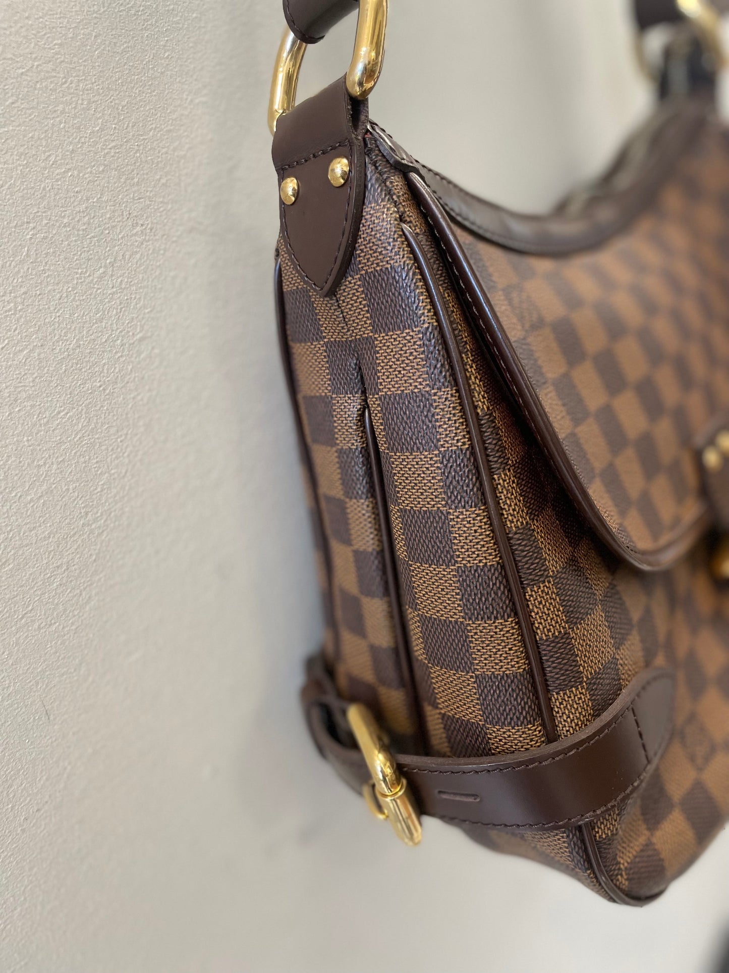 LOUIS VUITTON DAMIER EBENE HIGHBURY SHOULDER BAG