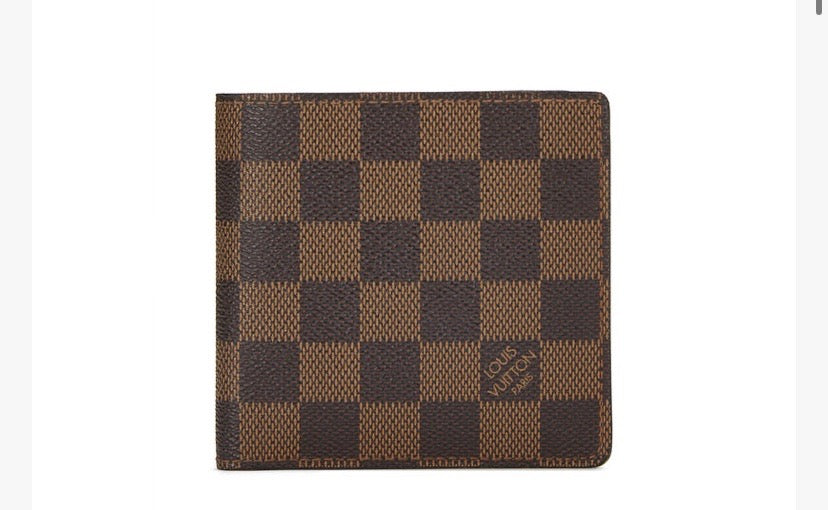 LOUIS VUITTON DAMIER EBENE MARCO BI-FOLD WALLET