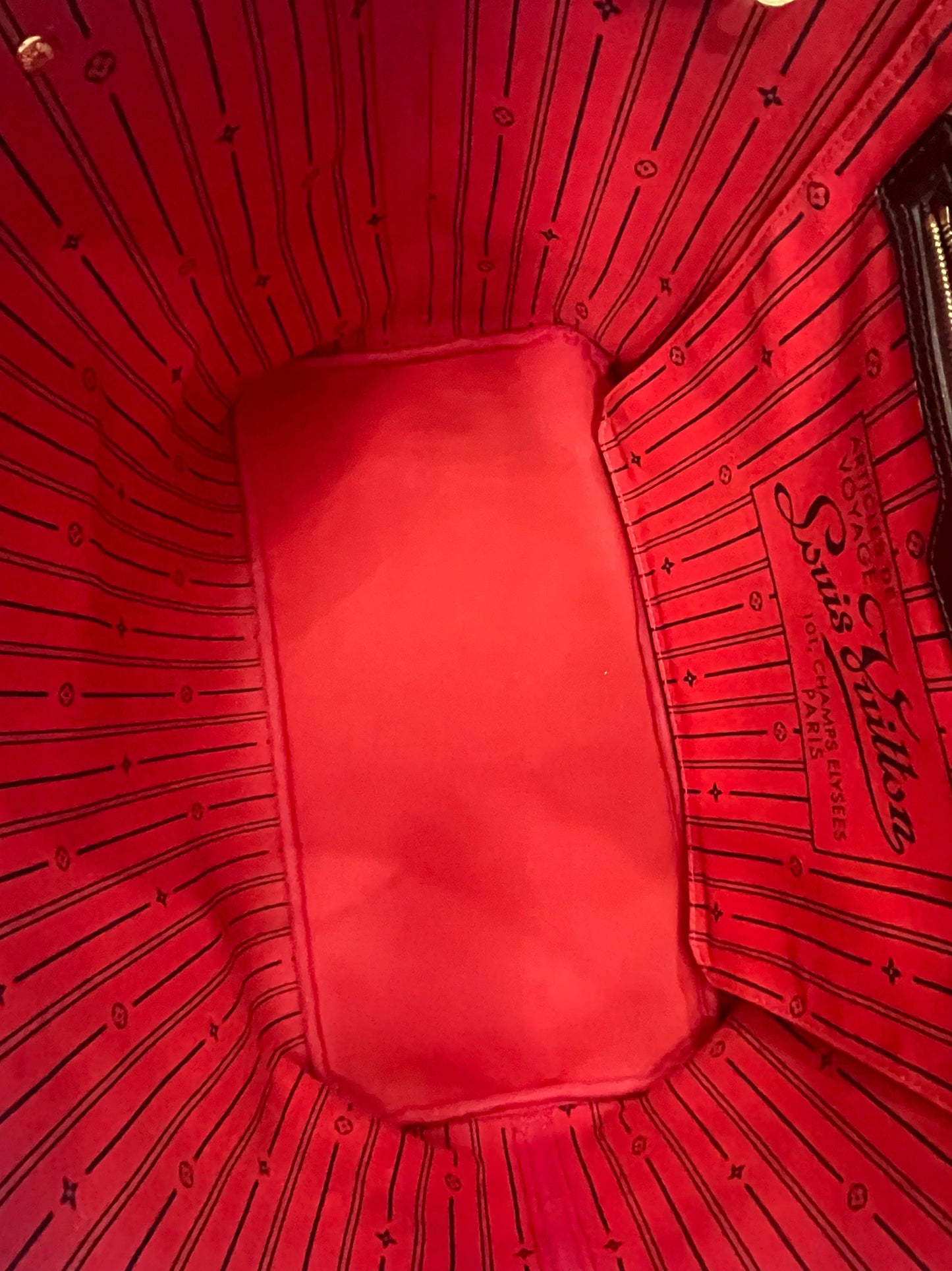 LOUIS VUITTON DAMIER EBENE NEVERFULL GM TOTE BAG