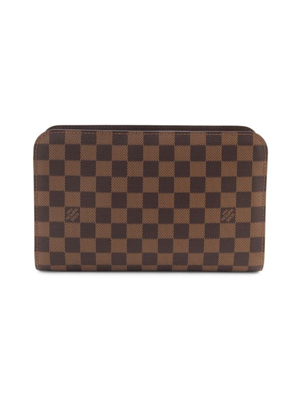 LOUIS VUITTON DAMIER EBENE SAINT LOUIS CLUTCH BAG