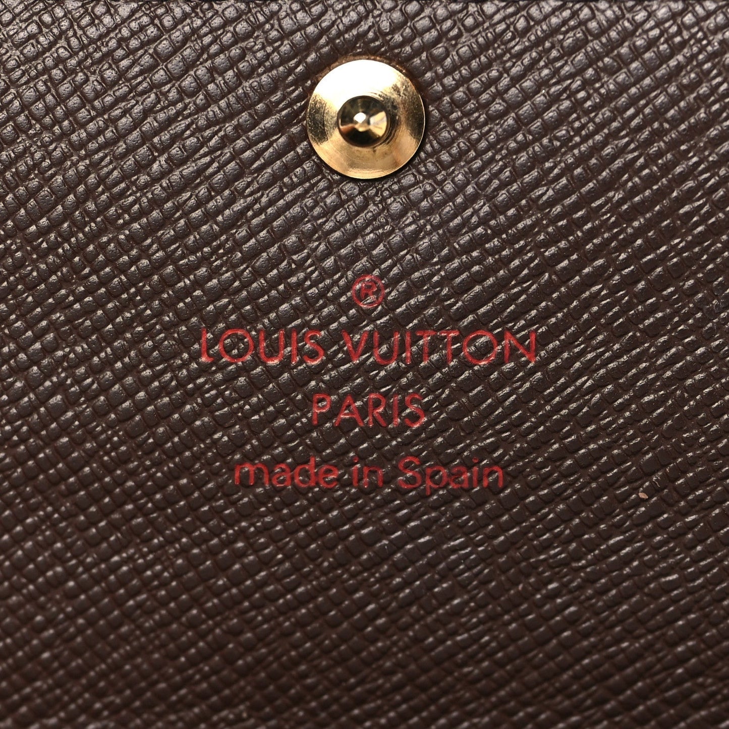 LOUIS VUITTON DAMIER EBENE SARAH WALLET