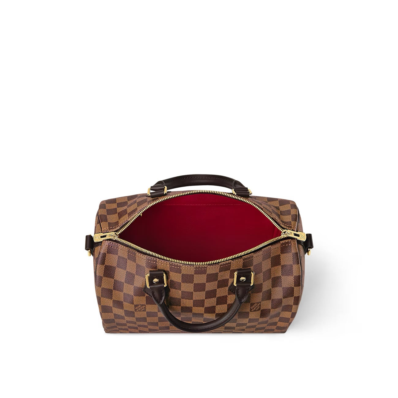 LOUIS VUITTON DAMIER EBENE SPEEDY 30 BANDOULIERE BAG