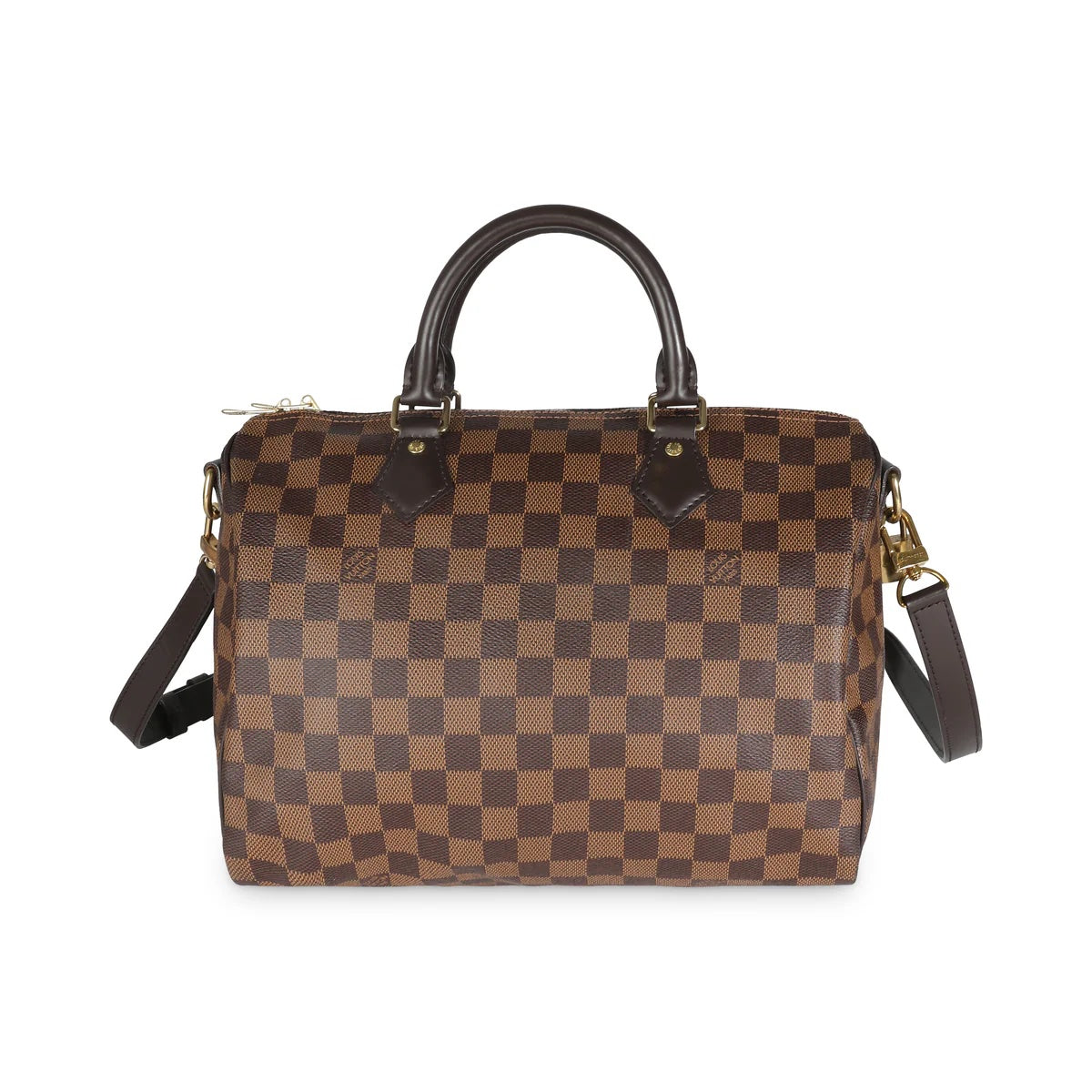 LOUIS VUITTON DAMIER EBENE SPEEDY 30 BANDOULIERE BAG