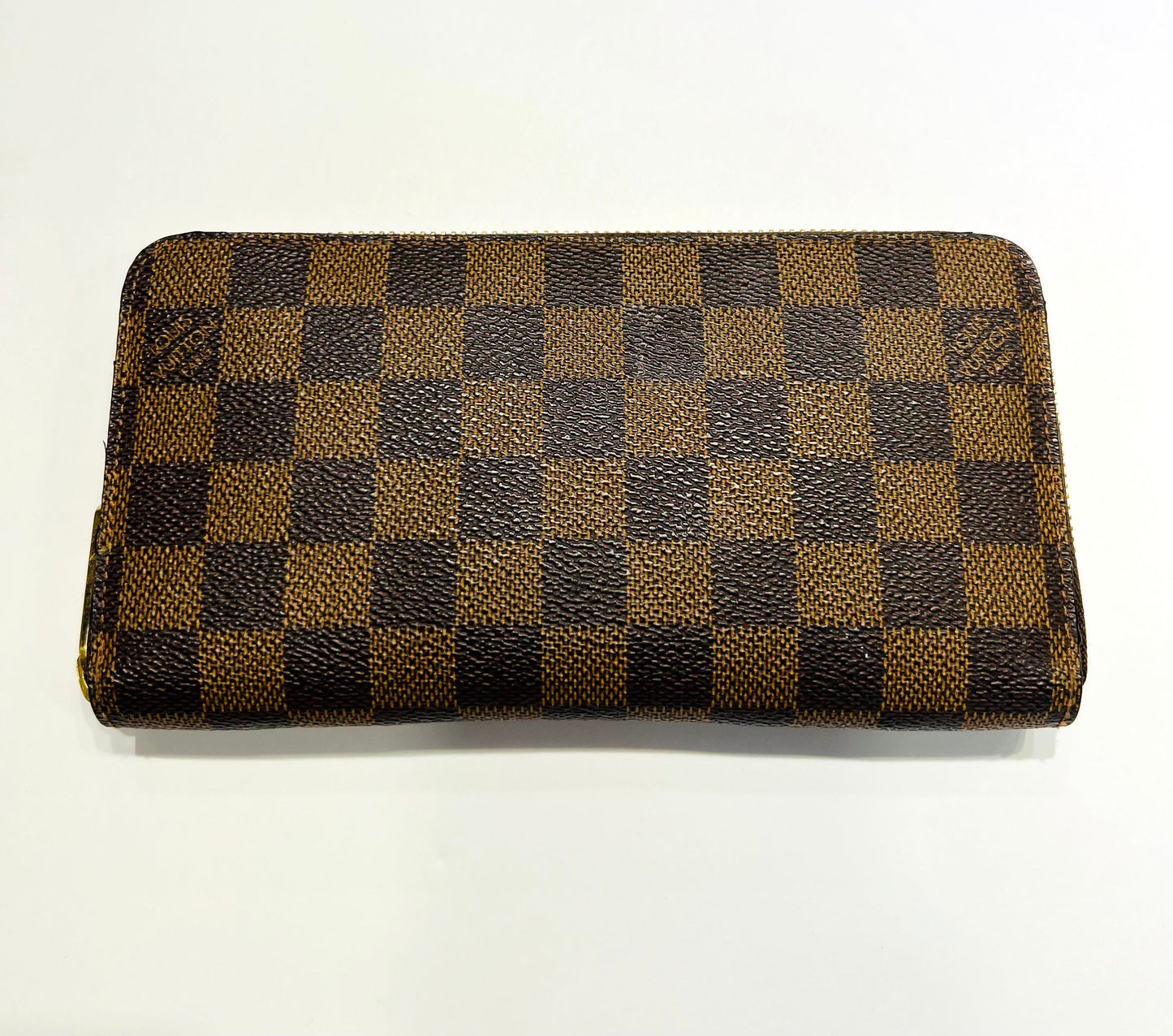 LOUIS VUITTON DAMIER EBENE ZIPPY WALLET