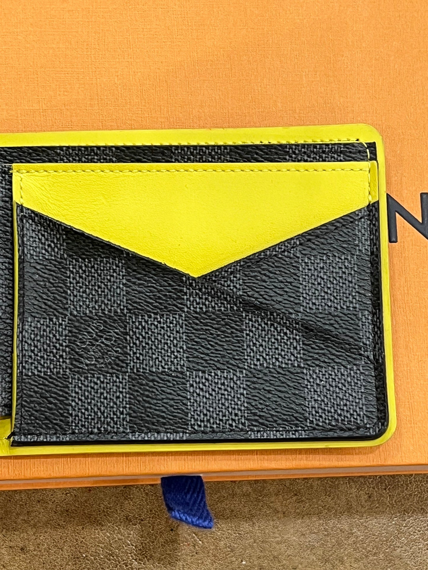 GLM-DAMIER GRAPHITE ANIS MULTIPLE WALLET