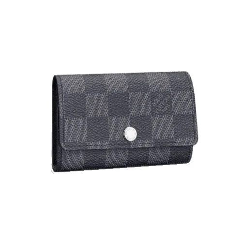 GLM-DAMIER GRAPHITE MULTICLES 6 KEY HOLDER