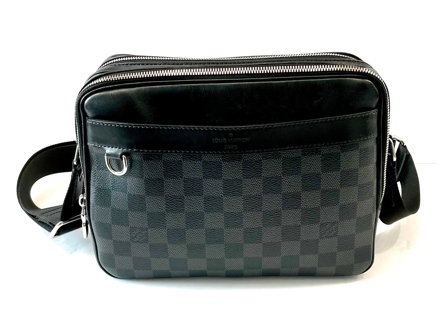 LOUIS VUITTON DAMIER GRAPHITE TROCADERO PM MESSENGER BAG