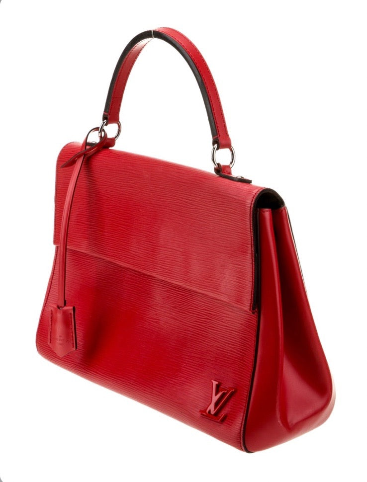 LOUIS VUITTON EPI LEATHER CLUNY MM SATCHEL BAG