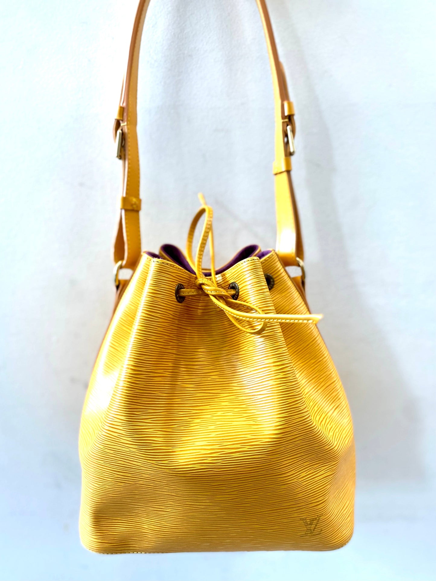 LOUIS VUITTON EPI LEATHER NOÉ PETITE BUCKET BAG
