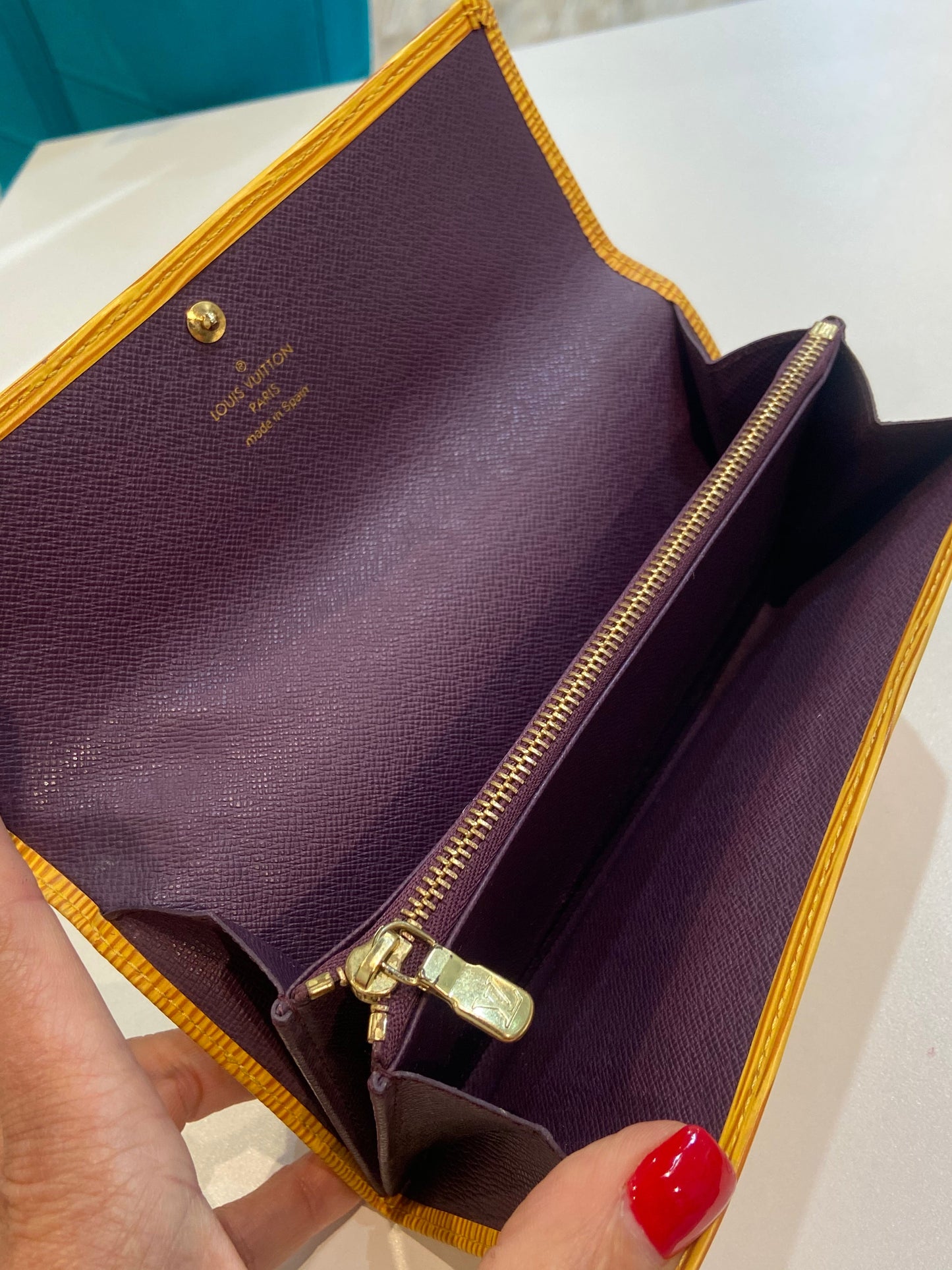 GLM-EPI LEATHER PORTE MONNAIE WALLET