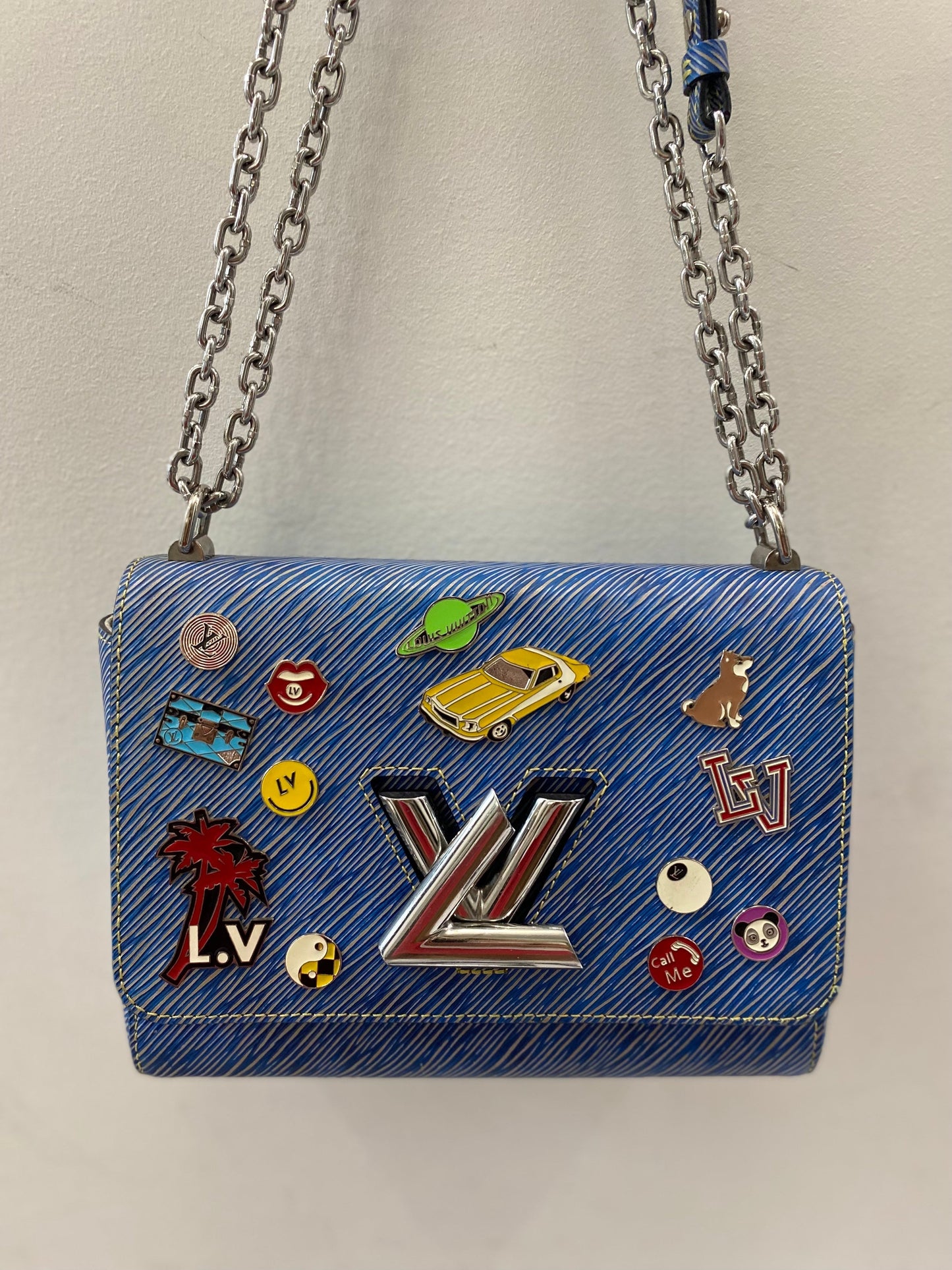 LOUIS VUITTON EPI LEATHER TWIST PINS EMBELLISHED LIMITED EDITION CROSSBODY BAG
