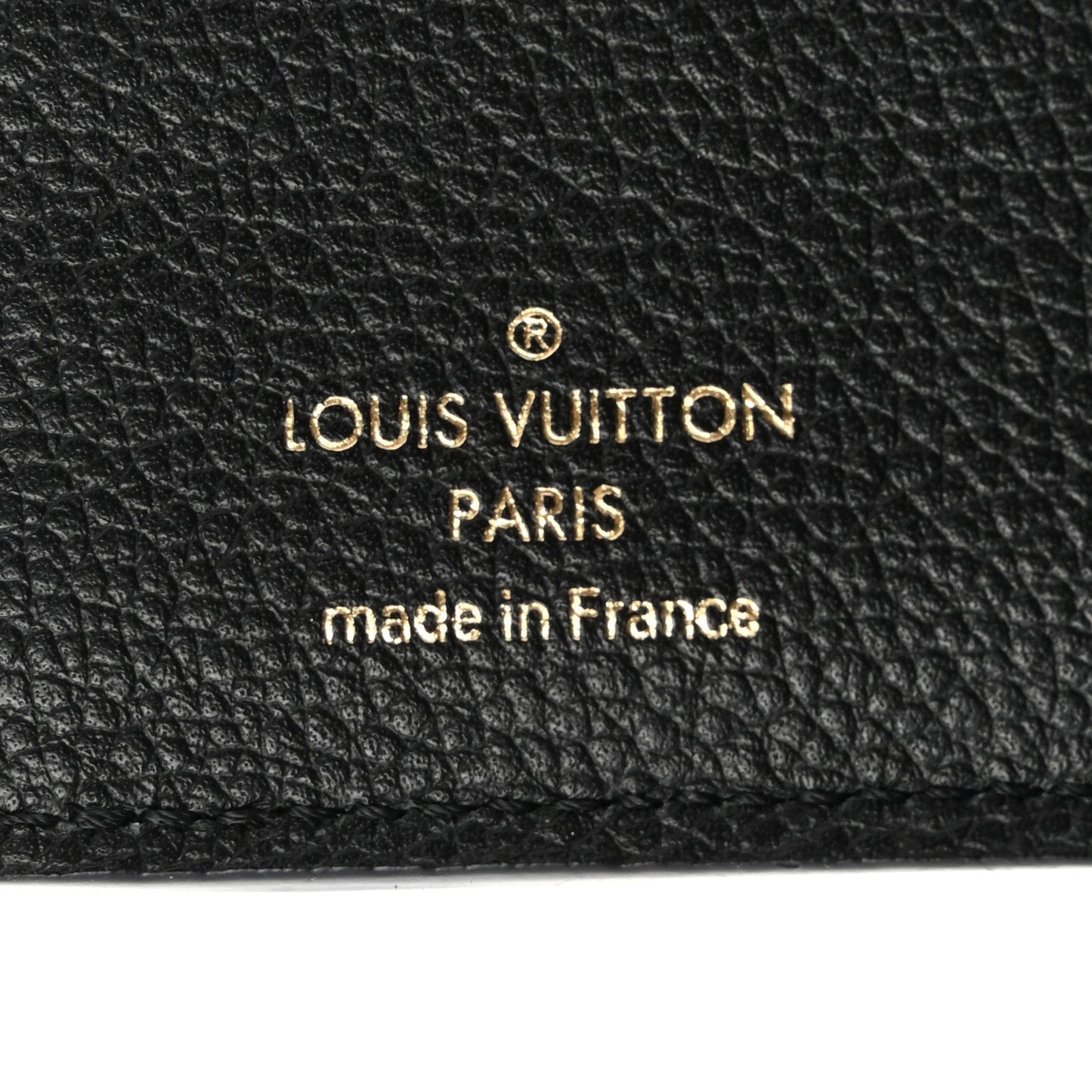 GLM-EMPRIENTE MONOGRAM LEATHER CURIEUSE COMPACT WALLET