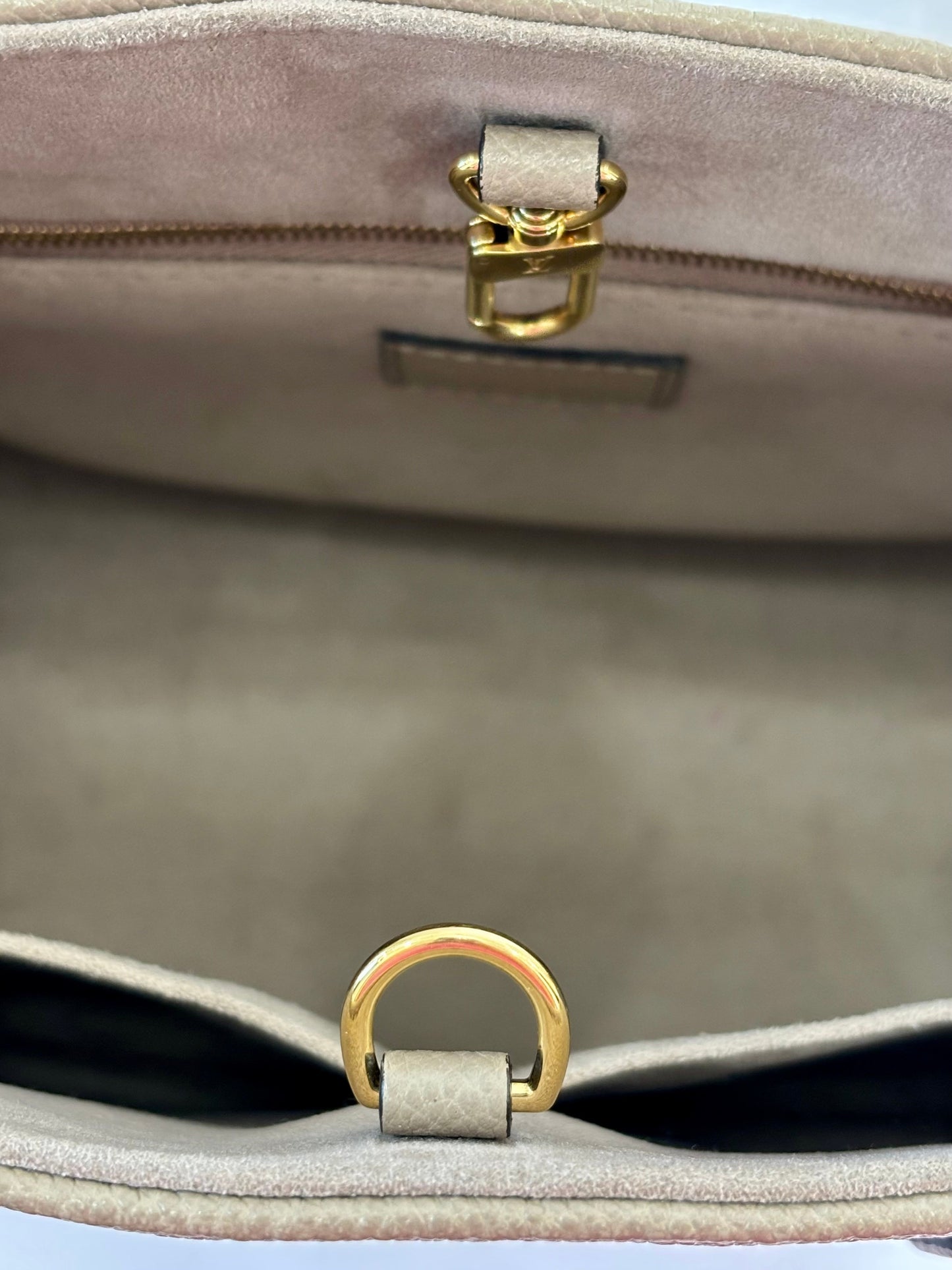 LV EMPREINTE LEATHER BI-COLOR ONTHEGO PM TOTE BAG