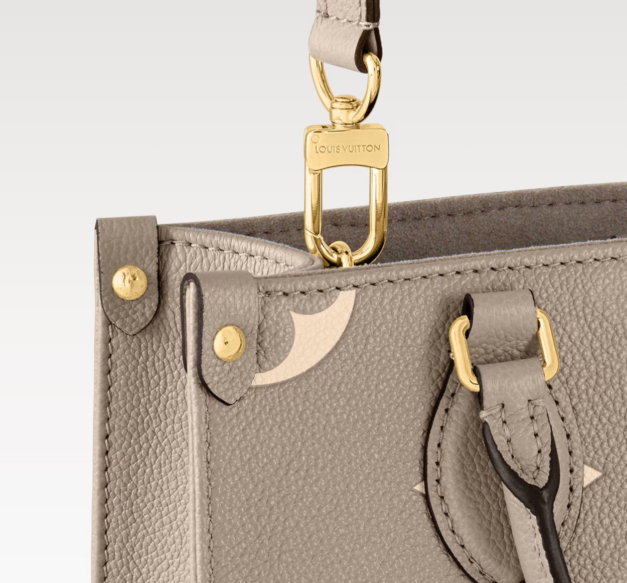 LV EMPREINTE LEATHER BI-COLOR ONTHEGO PM TOTE BAG