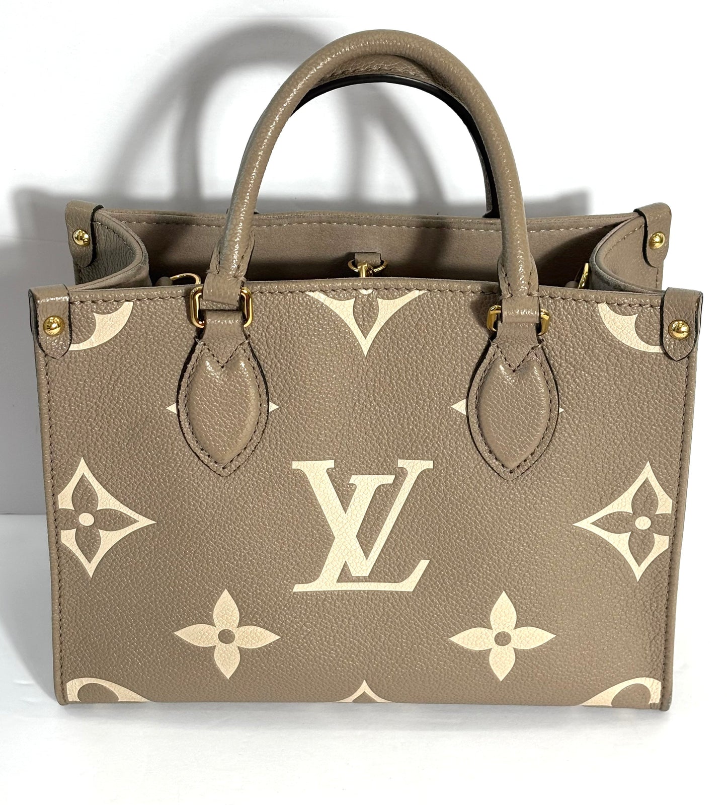 LV EMPREINTE LEATHER BI-COLOR ONTHEGO PM TOTE BAG