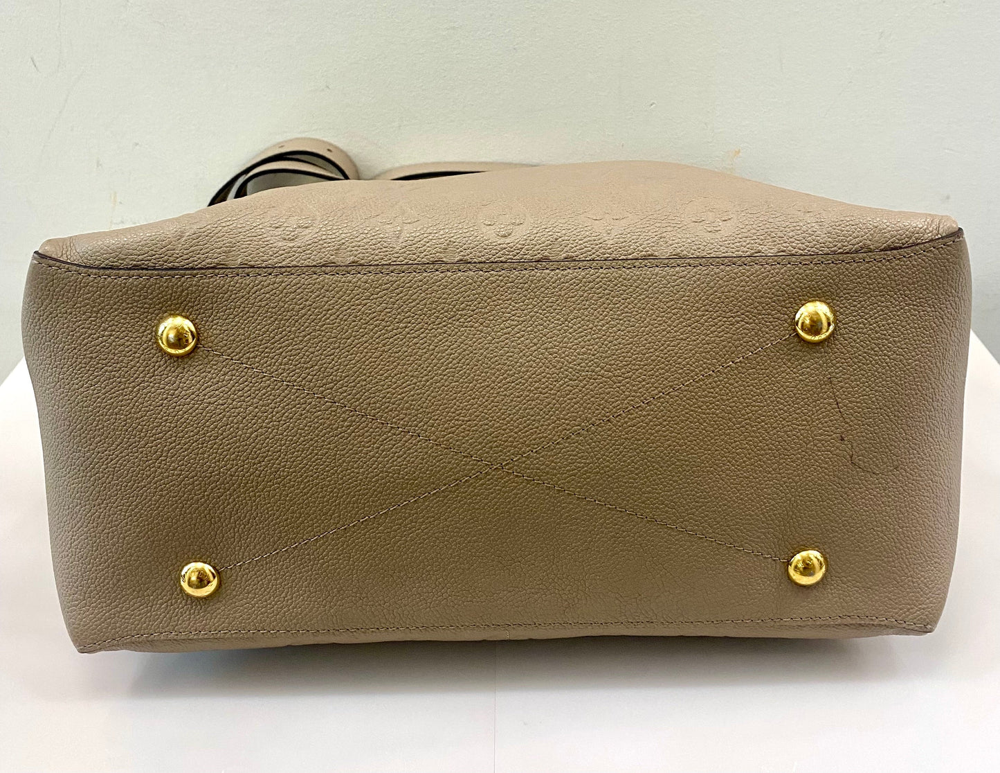 LOUIS VUITTON MONOGRAM EMPREINTE LEATHER MAIDA HOBO BAG TOURTERELLE
