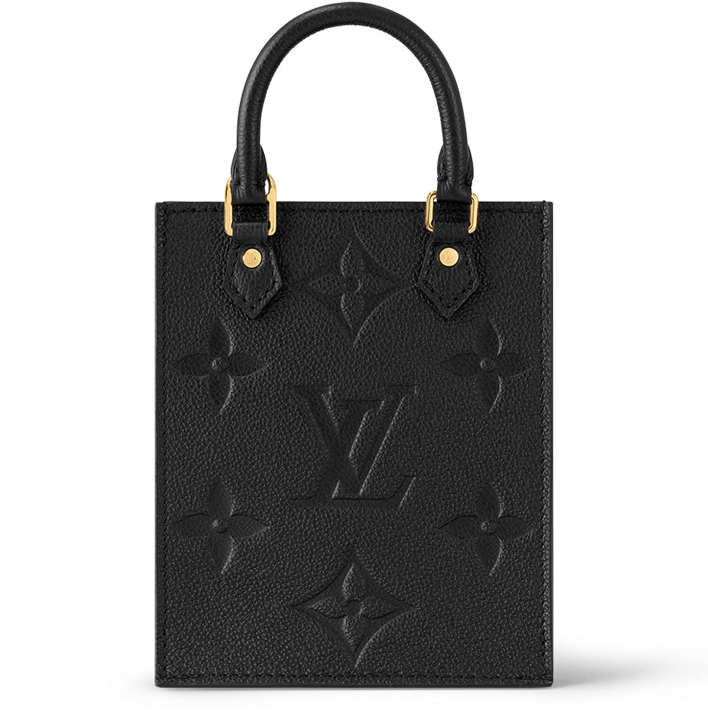 LOUIS VUITTON EMPREINTE LEATHER GIANT MONOGRAM PETIT SAC PLAT BAG