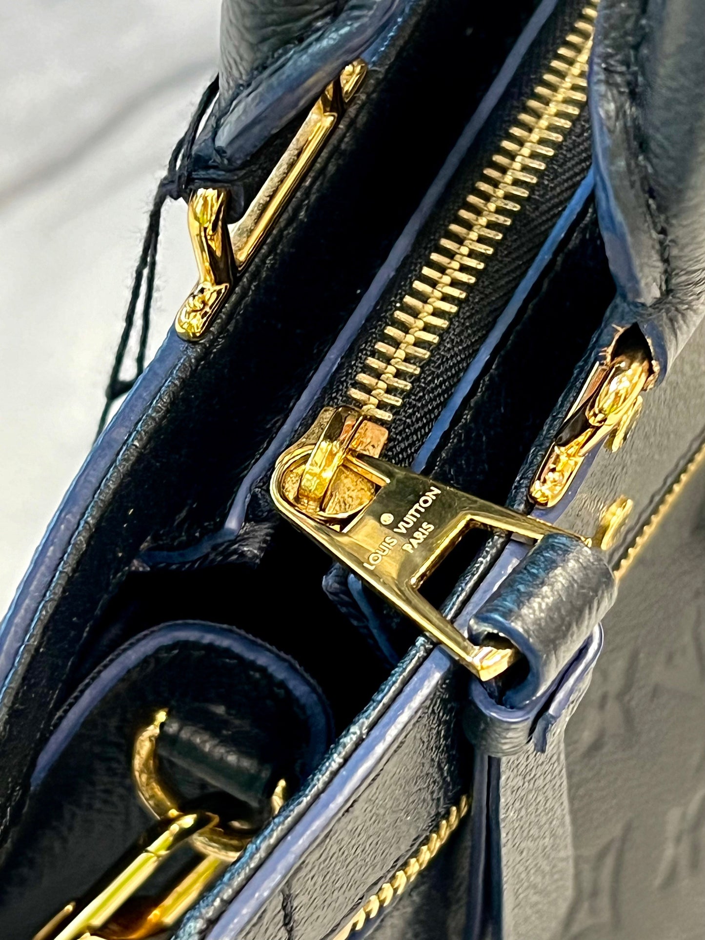 LOUIS VUITTON EMPREINTE LEATHER MONOGRAM SULLY PM BAG