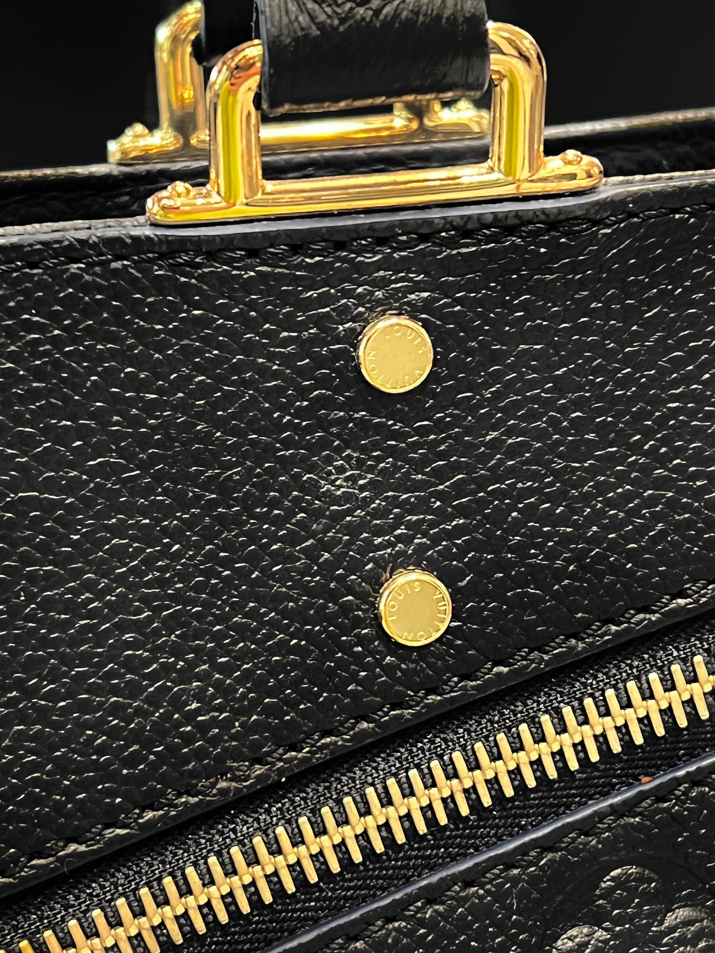 LOUIS VUITTON EMPREINTE LEATHER MONOGRAM SULLY PM BAG