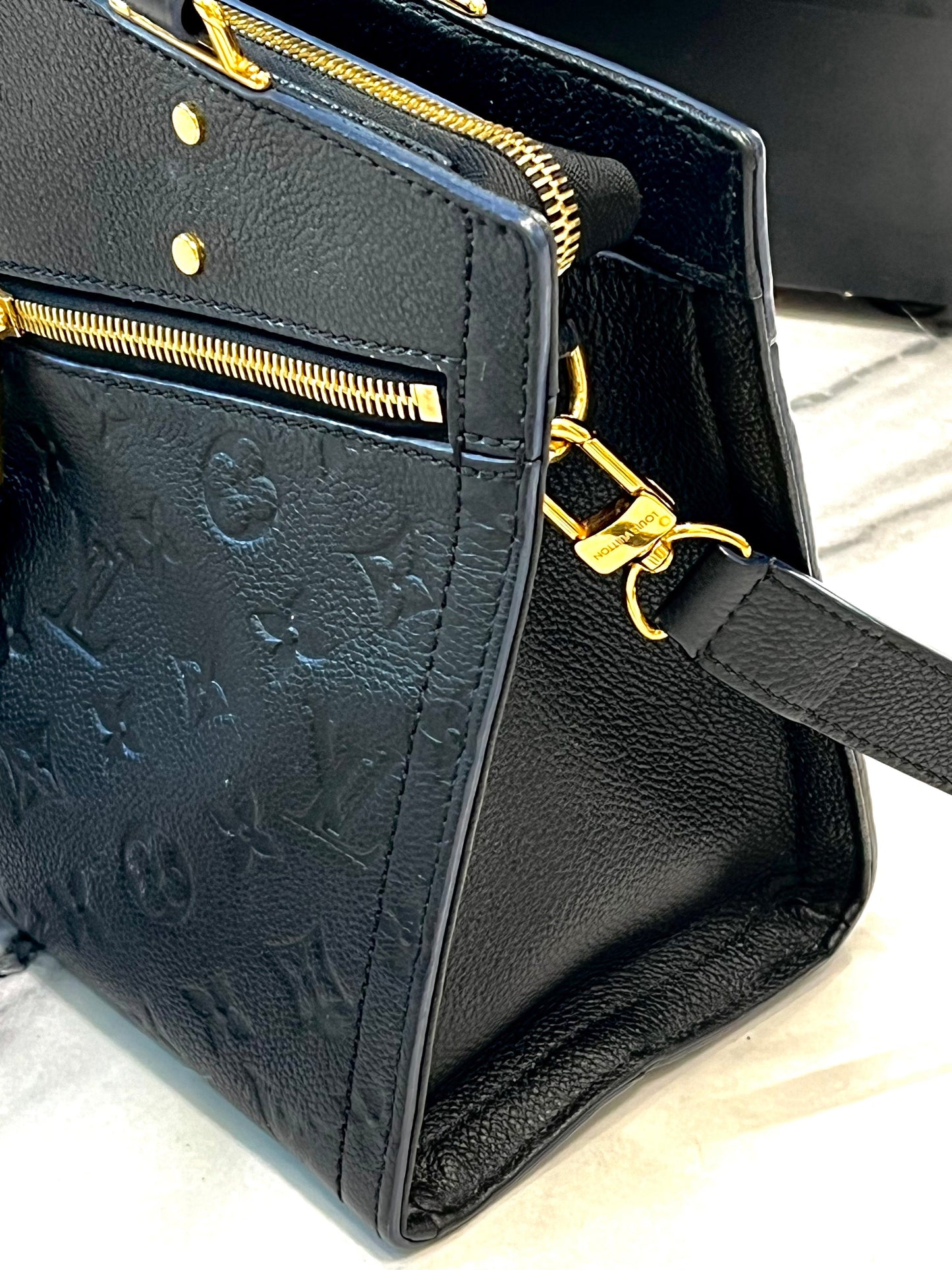 LOUIS VUITTON EMPREINTE LEATHER MONOGRAM SULLY PM BAG