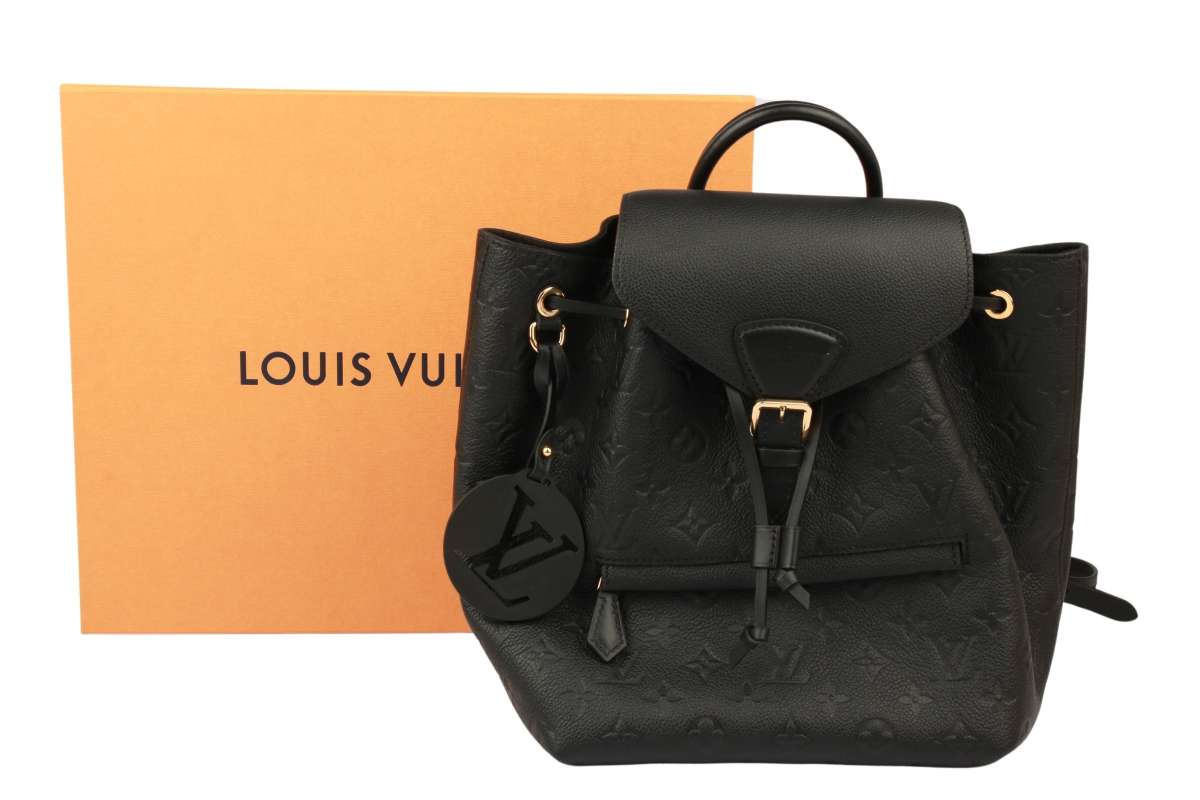 LOUIS VUITTON EMPERINTE LEATHER MONTSOURIS PM BACKPACK