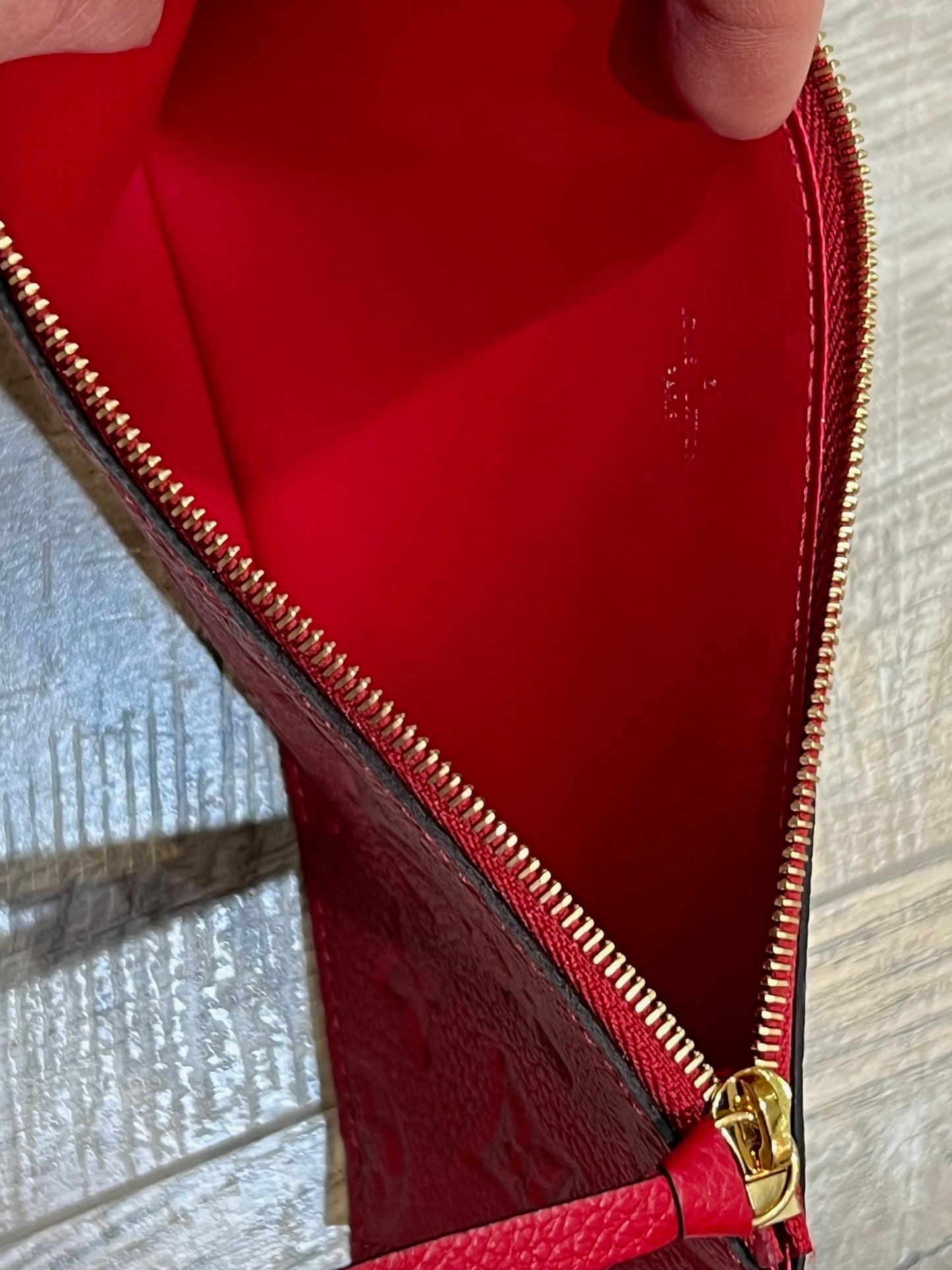 GLM-EMPREINTE LEATHER POCHETTE FELICIE