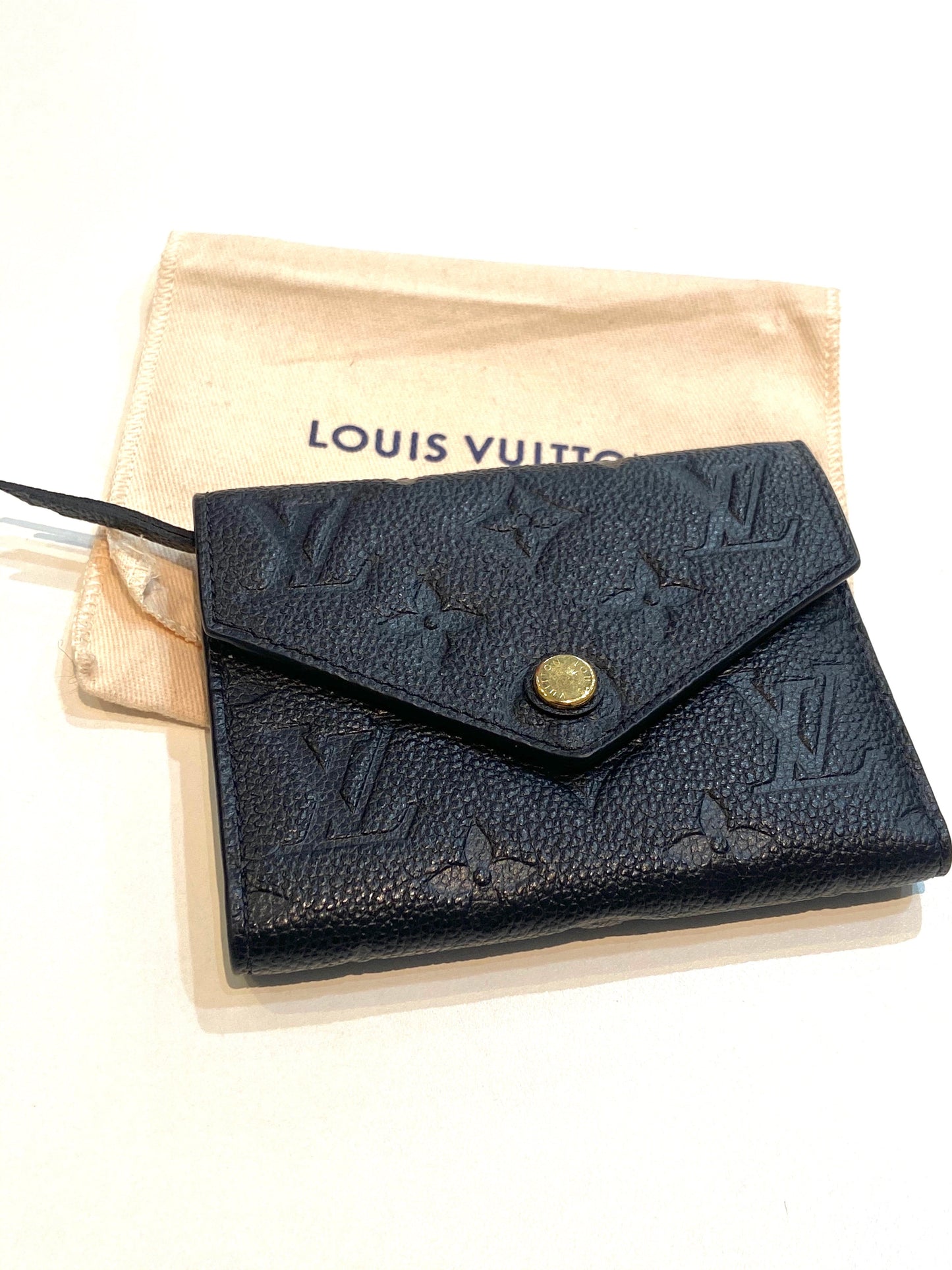 LOUIS VUITTON EMPREINTE LEATHER ZOE WALLET