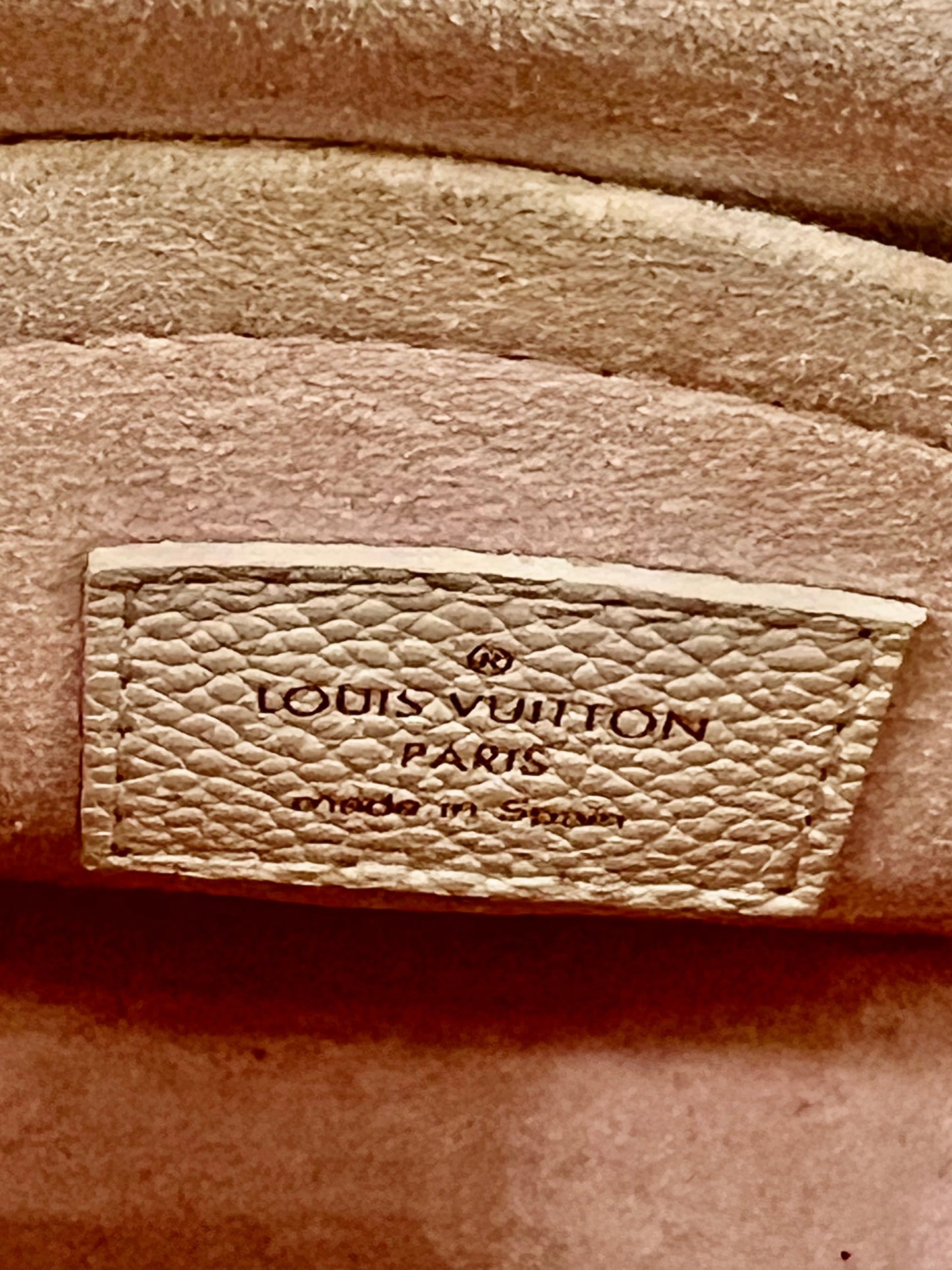 LOUIS VUITTON MONOGRAM EMPREINTE LEATHER BAGATELLE NM BAG