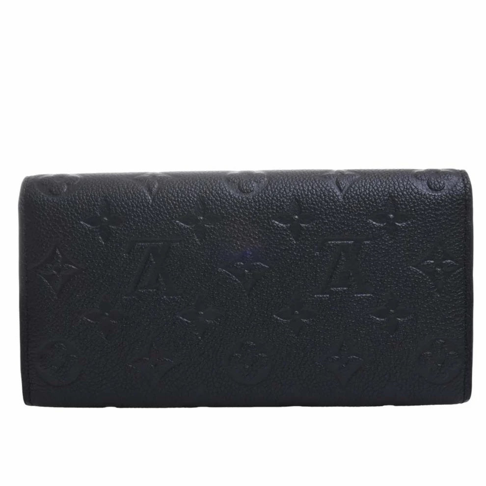 GLM-EMPREINTE LEATHER MONOGRAM SARAH WALLET-HS