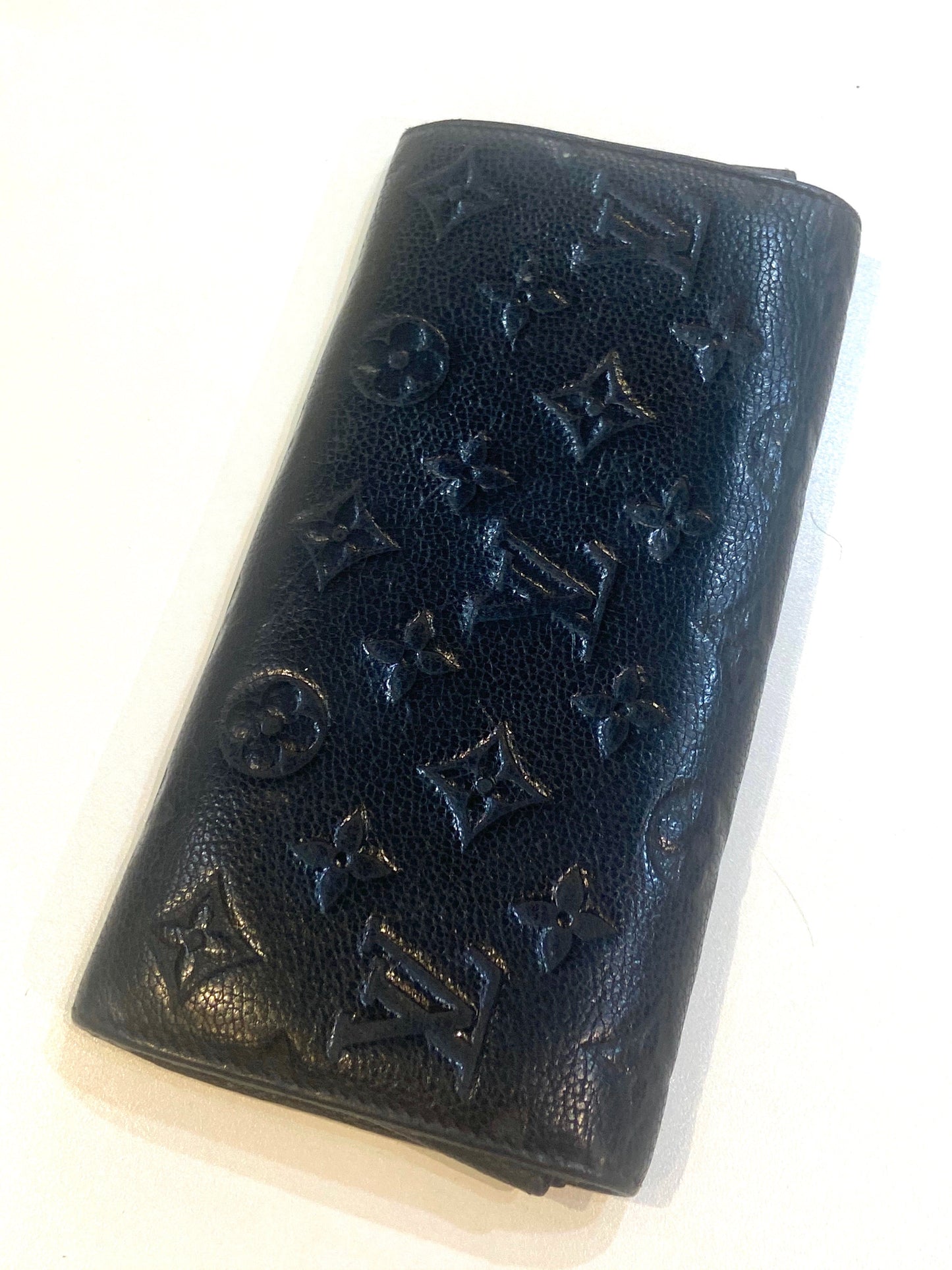 GLM-EMPREINTE LEATHER MONOGRAM SARAH WALLET-HS