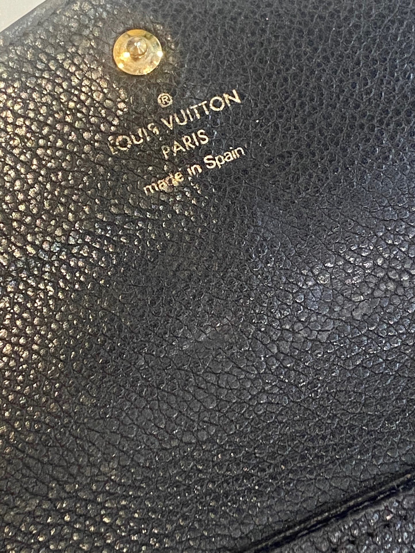 GLM-EMPREINTE LEATHER MONOGRAM SARAH WALLET-HS