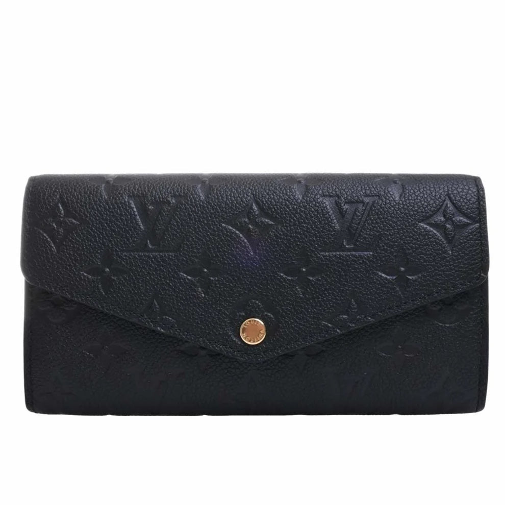 GLM-EMPREINTE LEATHER MONOGRAM SARAH WALLET-HS