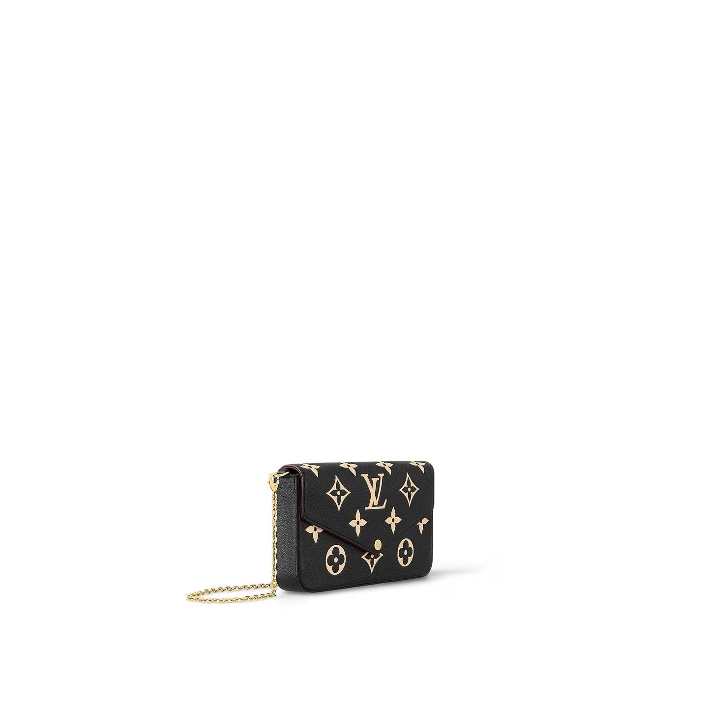 LOUIS VUITTON MONOGRAM EMPREINTE FÉLICIE LEATHER POCHETTE