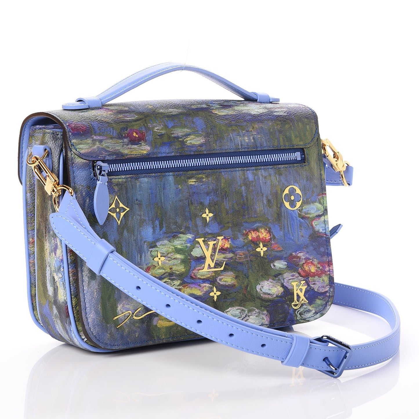 LOUIS VUITTON LIMITED EDITION MASTERS MONET PERIWINKLE POCHETTE MÉTIS